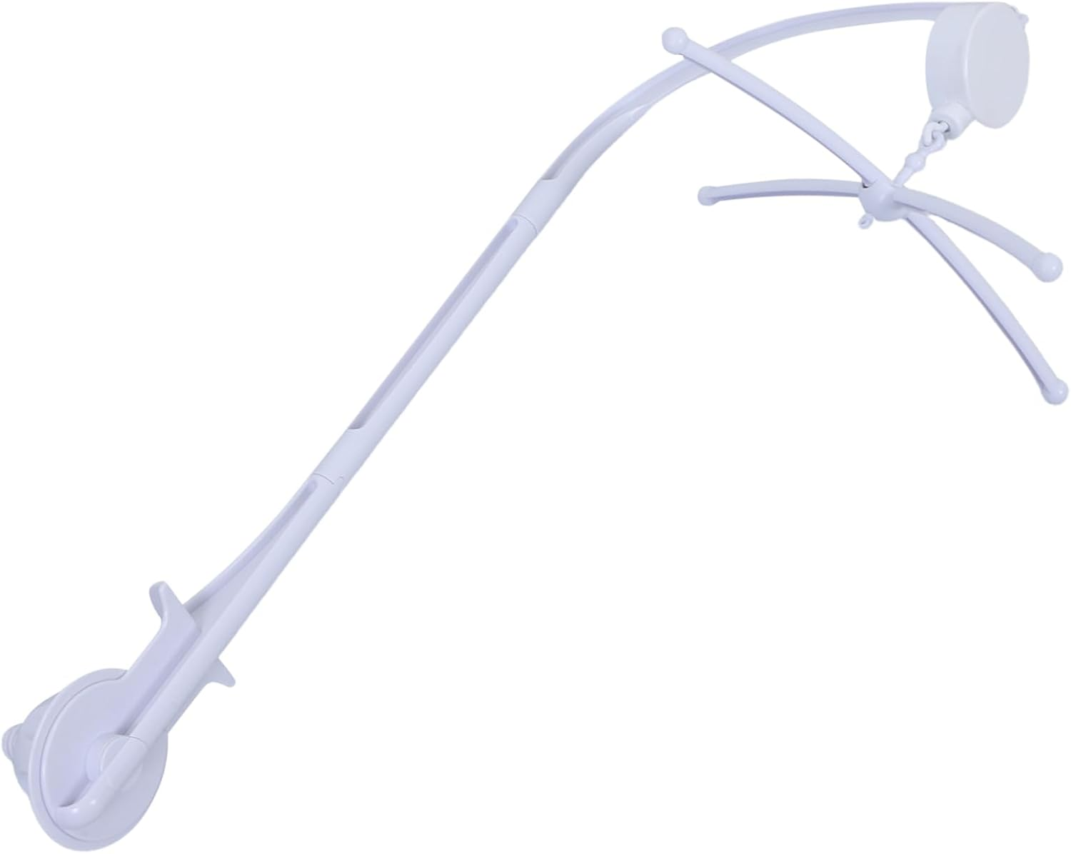 VANZACK Adjustable Cot Mobile Holder Arm with Bottom Clamp Versatile Bed Bell Stand for Various Crib Quick Assembly Enhanced Visual Stimulation image number 5