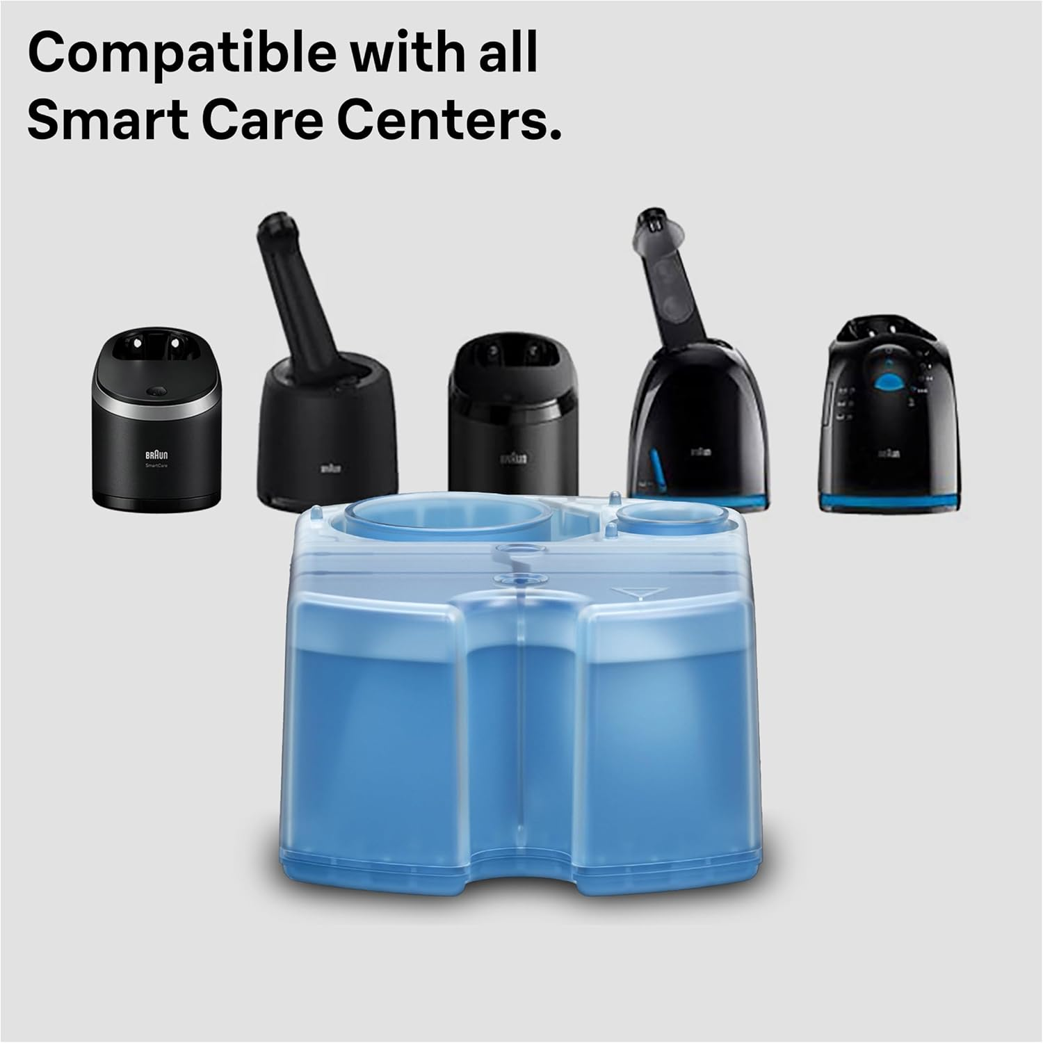 Braun 3In1 Shavercare Smartcare Center Refill Cartridges, Hygienic Cleaning, 2 Pack image number 3