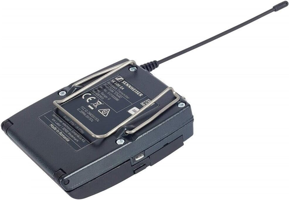 2 Pack Metal Belt Clip for Sennheiser G1 G2 G3 G4 Series Bodypacks Wireless image number 2