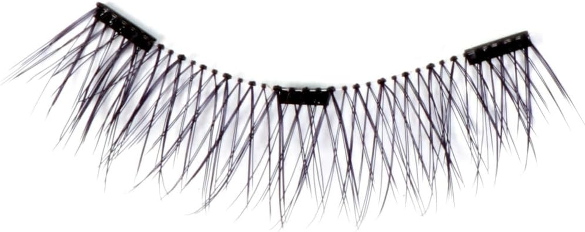 GLAM PRO by Manicare Magnetic False Eyelashes, Natural Style Willow, Black