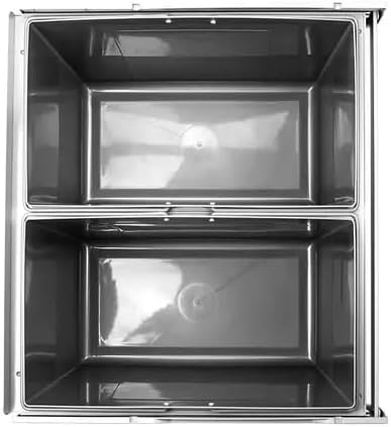 Domestique plus 90L Twin Slide Out Concealed Waste Bin with Soft Close - for a 600Mm Cabinet - Bottom Mounted - Includes Optional Door Bracket image number 1