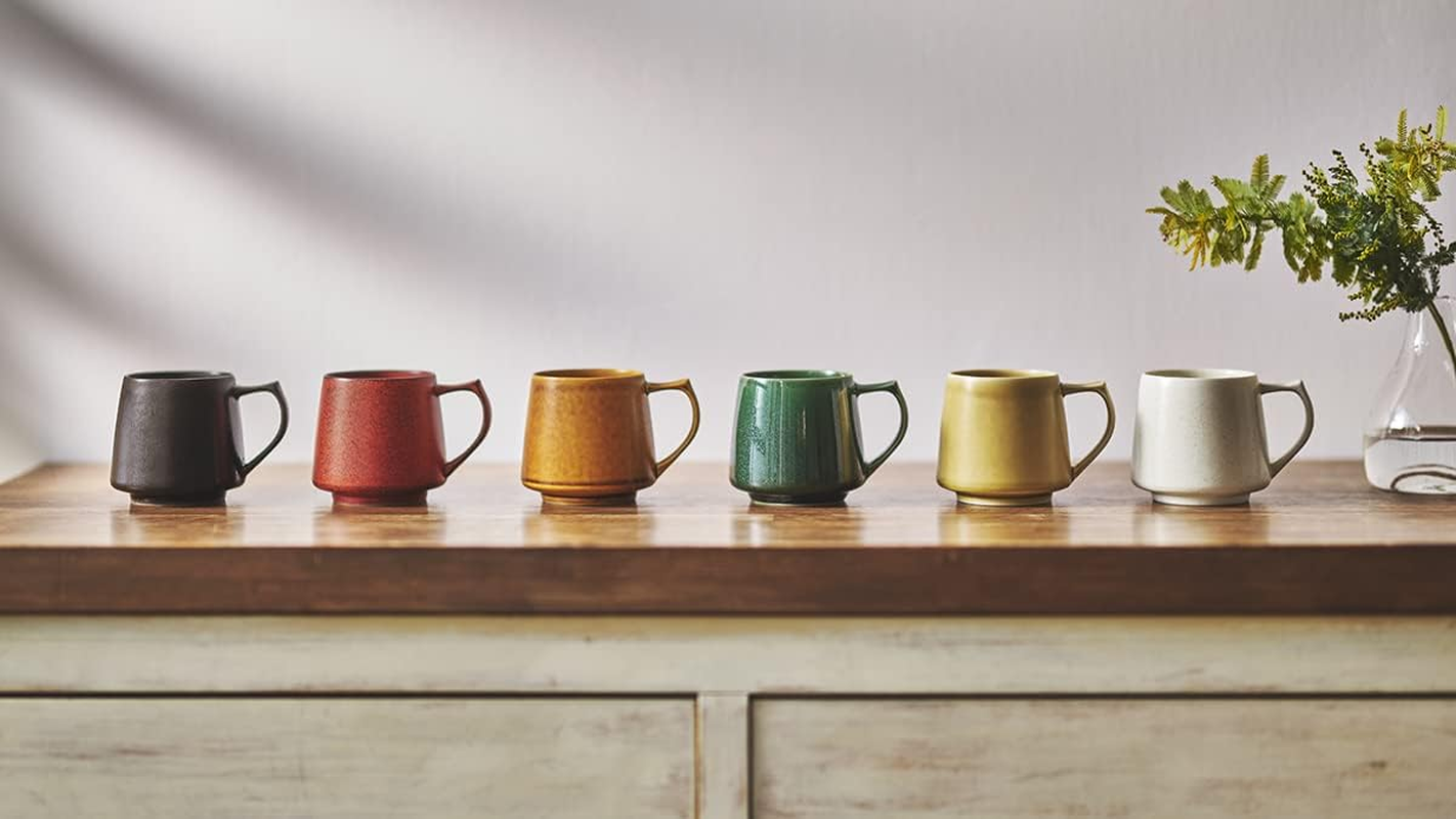 Cores C811RD C811RD Mug, Red, 11.8 Fl Oz (320 Ml), Made in Japan, Microwave, Dishwasher Safe, Delicate image number 1