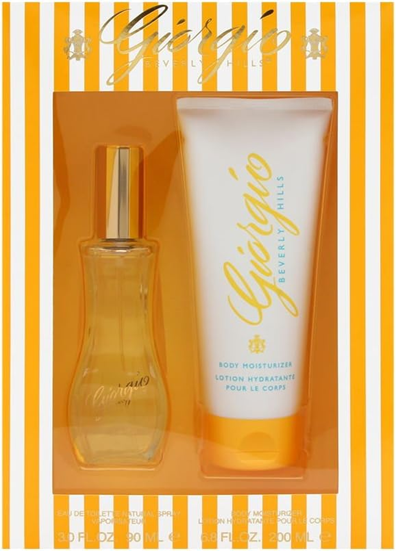 Giorgio Beverly Hills Yellow Eau De Toilette Gift Set for Women, 2 Count
