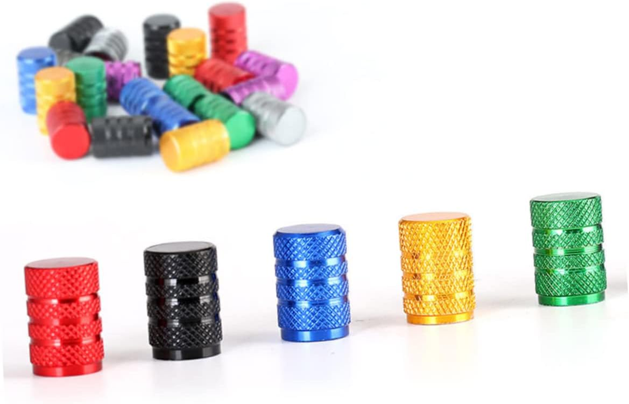 ULTECHNOVO 40Pcs Aluminum Tire Stem Caps Tyre Air Caps Lightweight Wheel Rims Stem Covers for Mountain Bike Car Truck Random Color image number 5