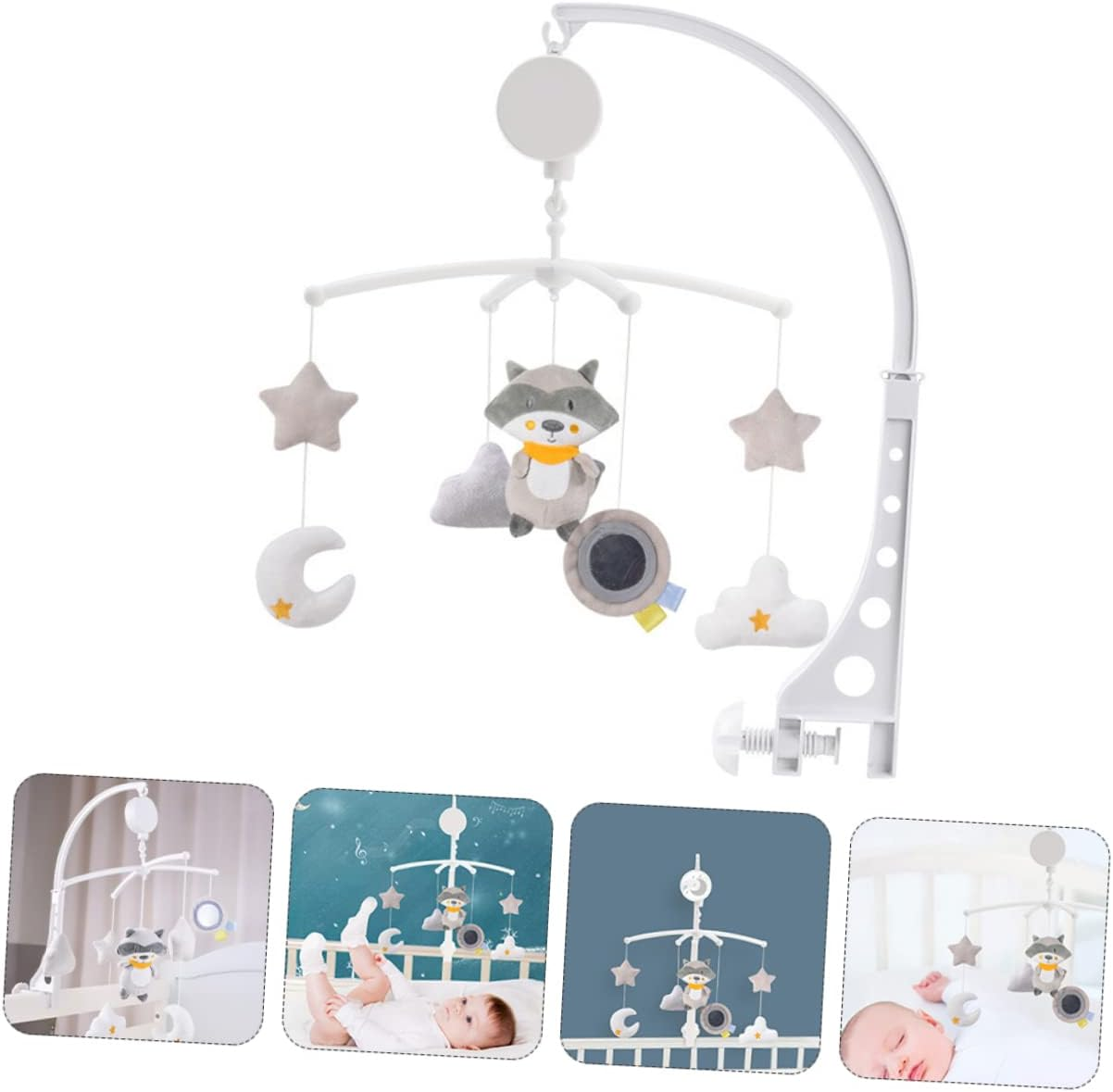 SHOWERORO Crib Ornament Wind Chime Early Educational Plaything Hearing Ability Improvement image number 1