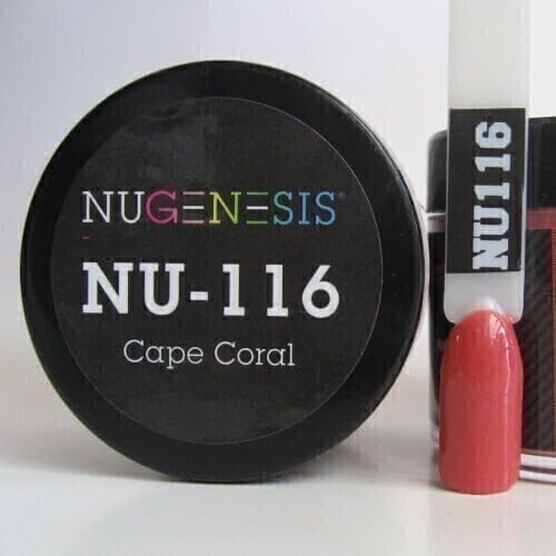 Nugenesis Dipping Powder Nail System Color NU-116 - Cape Coral - 43G