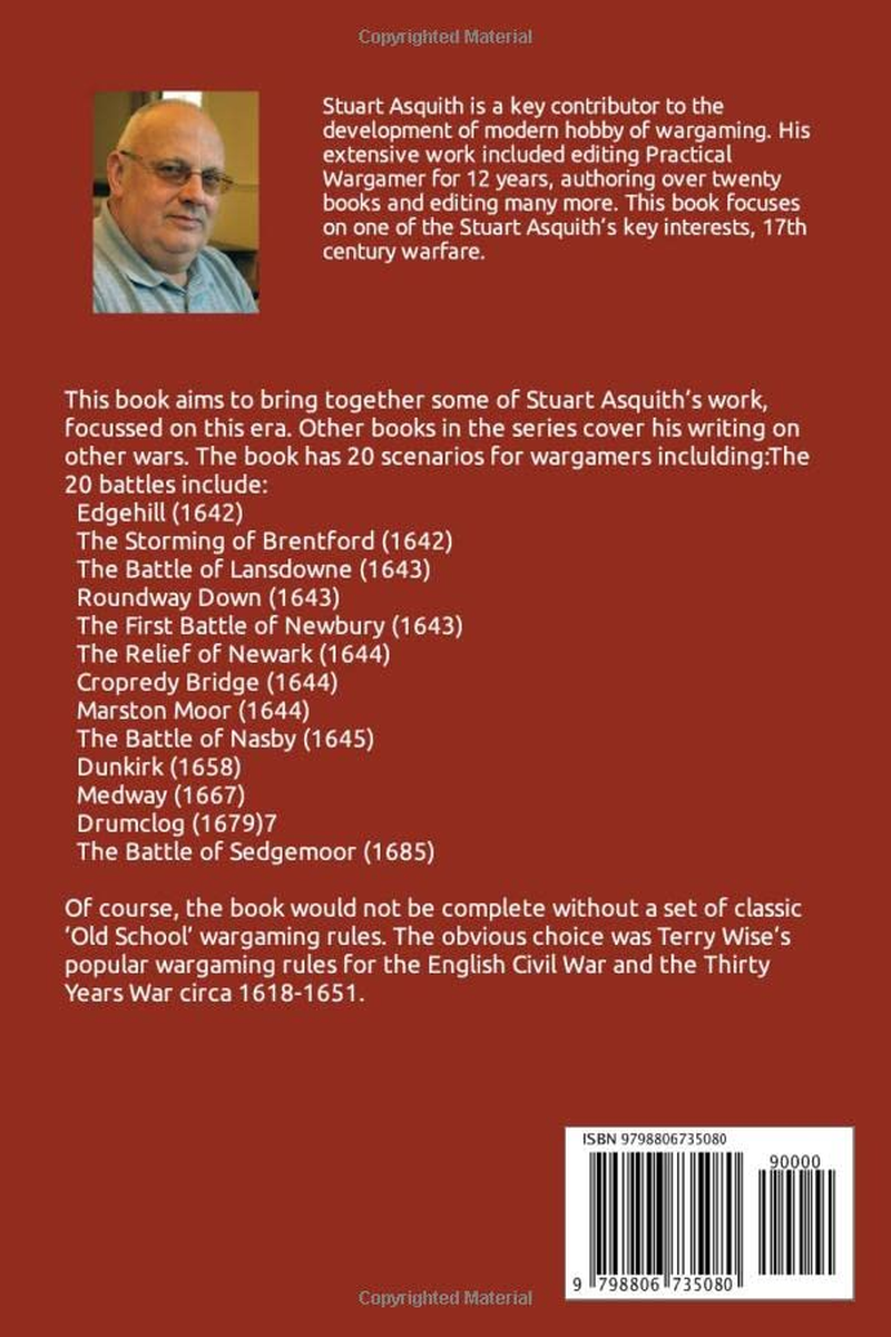 Stuart Asquith and Terry Wise&rsquo;S Wargaming 17Th Century Battles: Including Rules for the English Civil War and the Thirty Years War image number 1