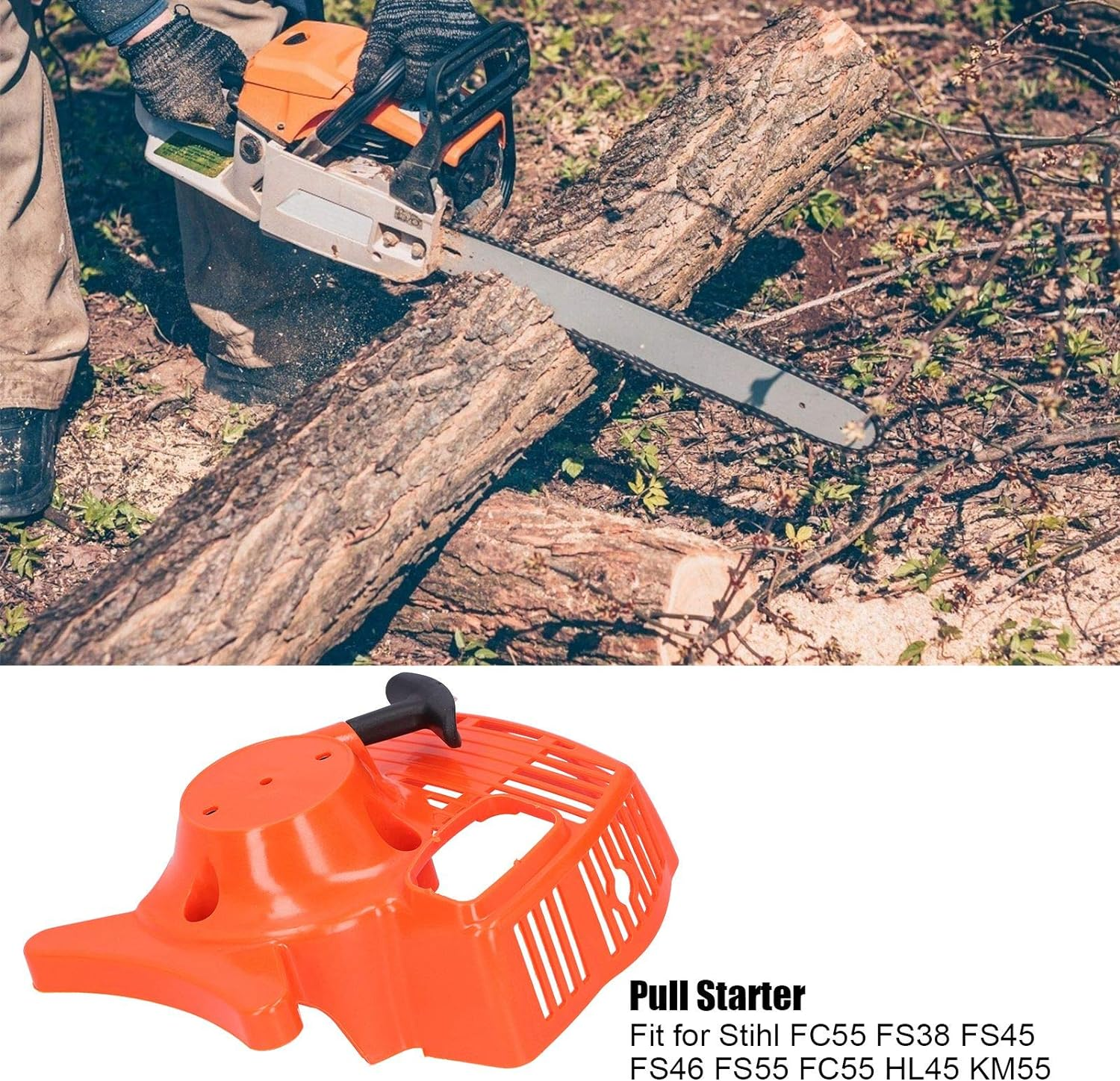 Pull Starter Fs38 Hl45 Fc55 Fit Km55 for Fs55 Fs45 Fs46 for Recoil Springs image number 1