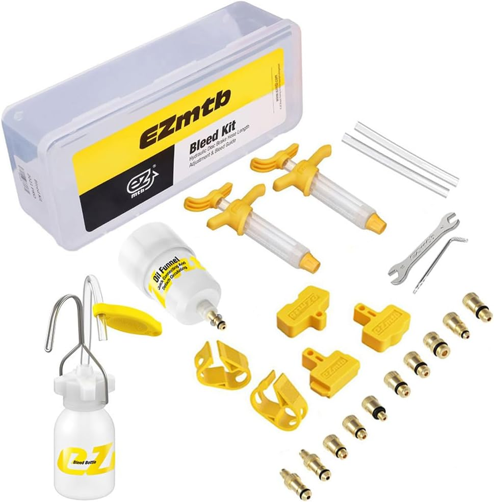 Reelau Brake Bleed Kit,Bicycle Bleeder Hydraulic Disc Brake Bleed Kit Tool for Shimano, for MAGURA, for TEKTRO, for SRAM Series image number 4