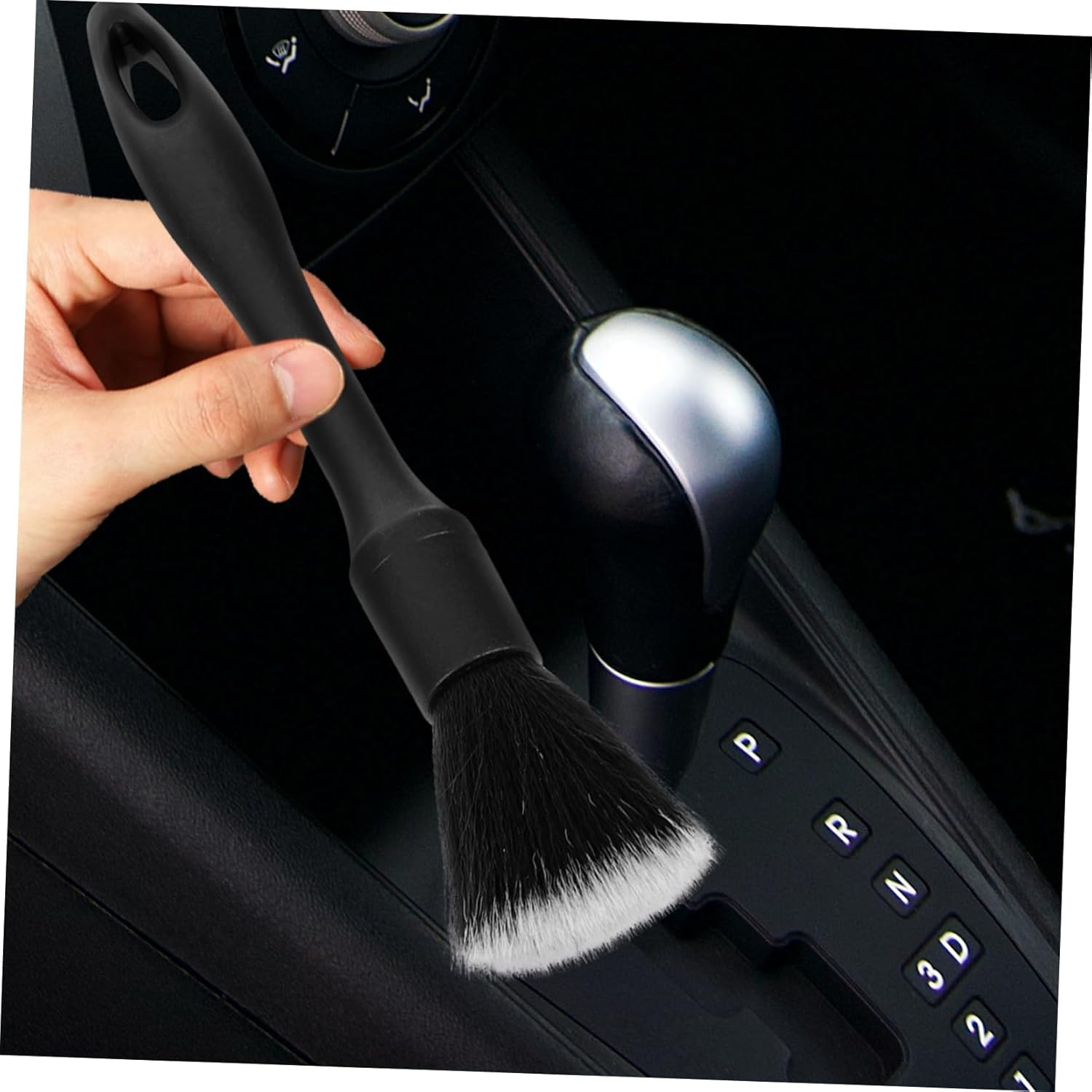 ZUNOXAZ 3Pcs Auto Detailing Brush Set for Car Cleaning Ergonomic Handles Soft Bristles for Wheels Rims and Upholstery Maintenance Automotive Detailing Supplies image number 3