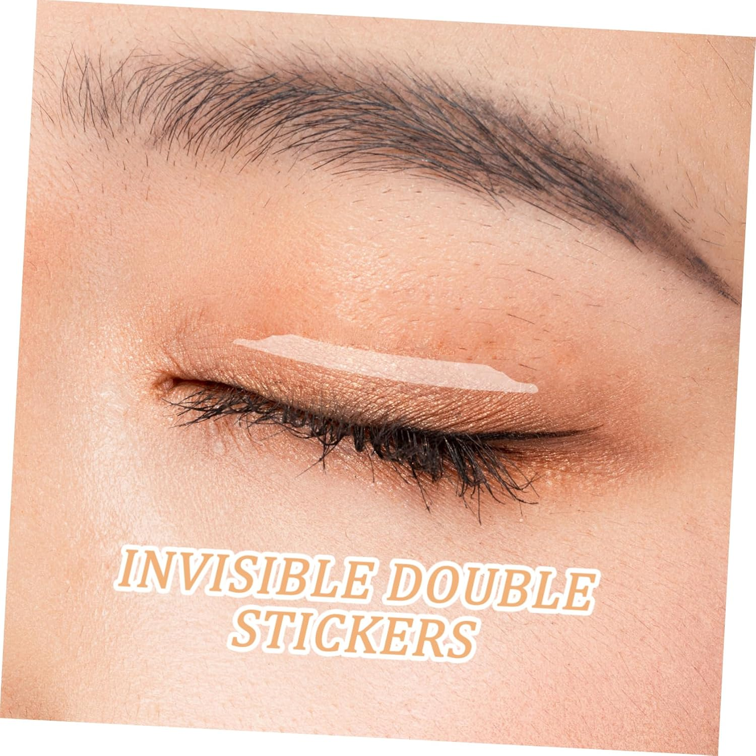 HAKIDZEL Clear Tape 30 Sheets Cosmetics Double Sided Tape Invisible White Practical Double Eyelid Tape Beauty Products Sticker Sided No Trace Cosmetic Korean Girl Eyelid Tape image number 6