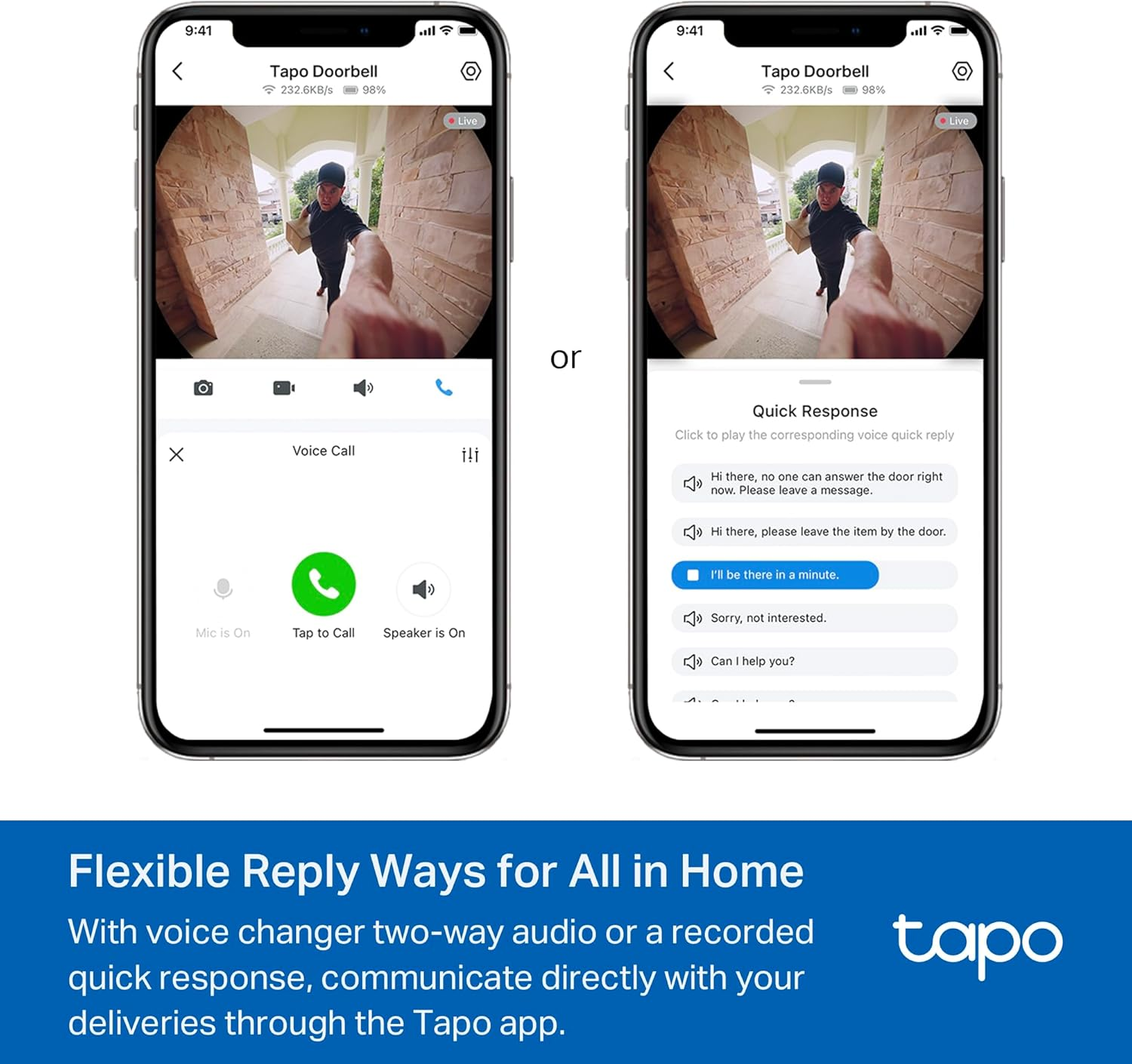 Tapo Tp-Link D235 Wi-Fi Security Camera, 2K HD Resolution, 360 Degree Rotation with Tilt, Color Night Vision, Two-Way Audio, Motion Detection, IP65 Waterproof image number 6