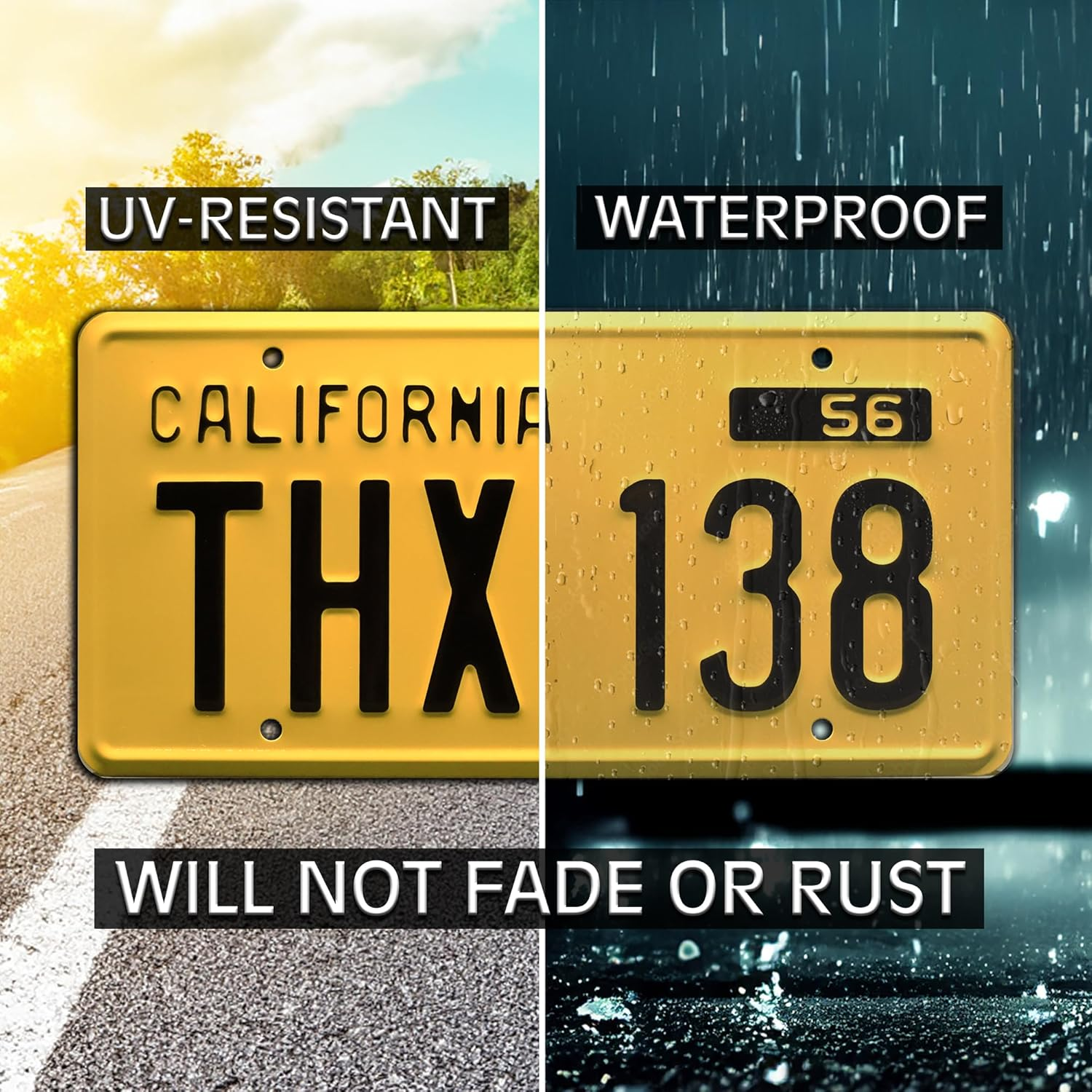 American Graffiti | THX 138 | Metal Stamped License Plate image number 3