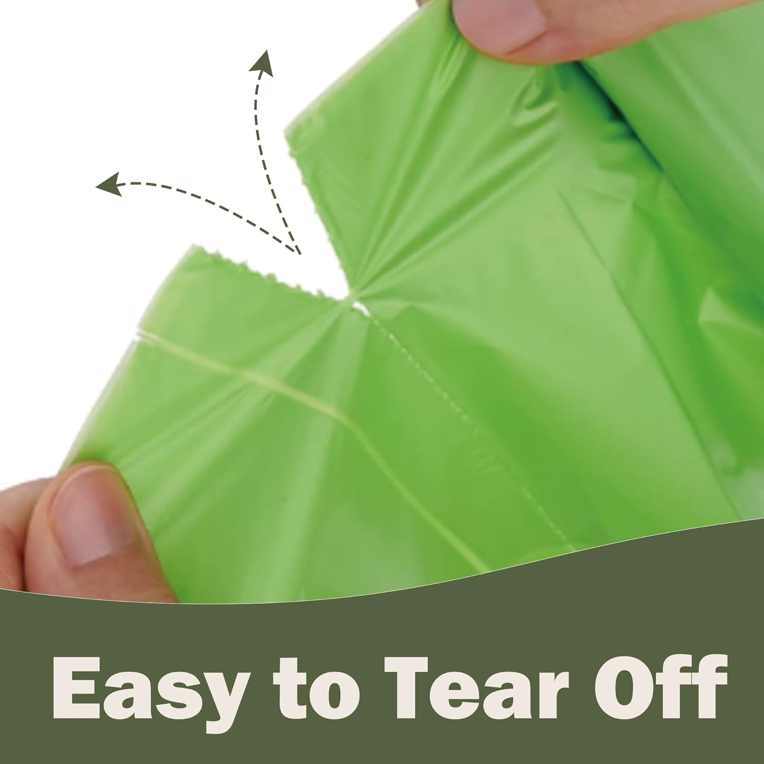 Compostable Bin Liners 20Liter Extra Thick 0.78 Mils, Biodegradable Food Scrap Waste Bags with US BPI ASTM D6400 and Europe OK Compost Home Certified image number 2