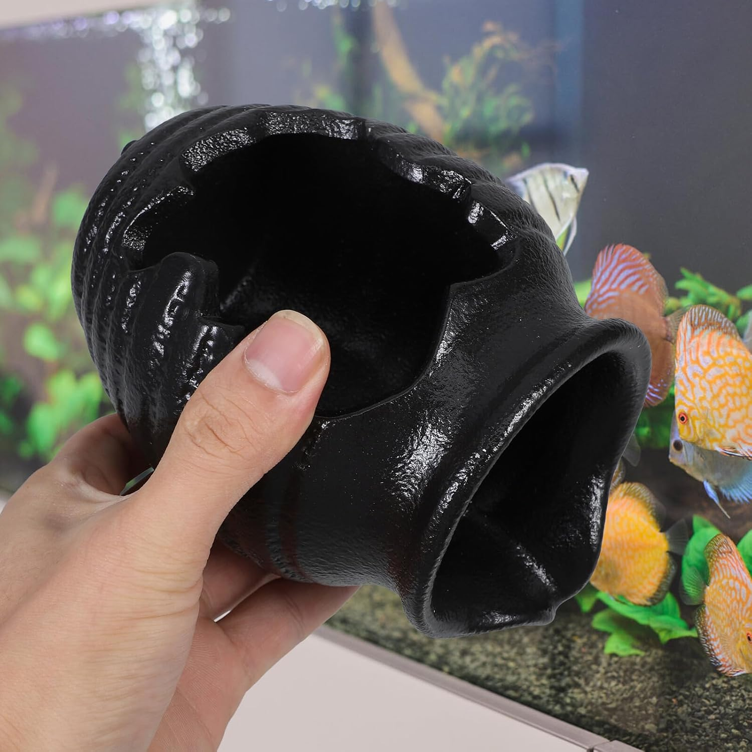 Bestonzon Ceramic Fountain Spitter Jar Shaped Spout for Indoor Hydroponic Plants and Garden Decor Classic Waterfall Design Easy Installation for Fish Tanks and Outdoor Water Features image number 5