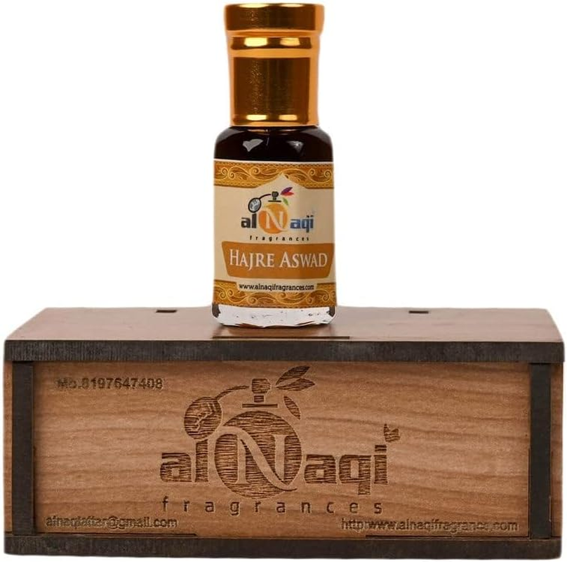 Ethnic Choice Al Naqi HAJRE ASWAD Attar -6Ml | for Men and Women | Pack of 1 | Original & 24 Hours Long Lasting Fragrance | Most Wanted Arabian Aroma | (Unisex) | image number 2