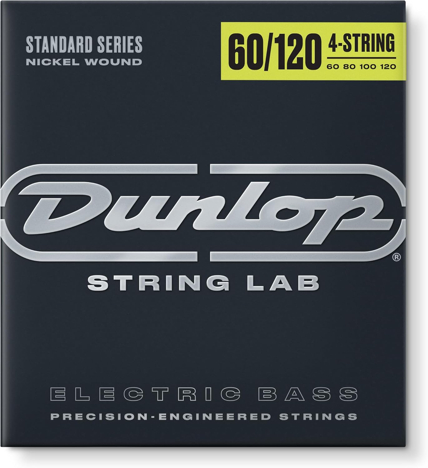 Dunlop DBN45105 Nickel Medium 4 String 45-105 Stainless Steel Bass Guitar Strings