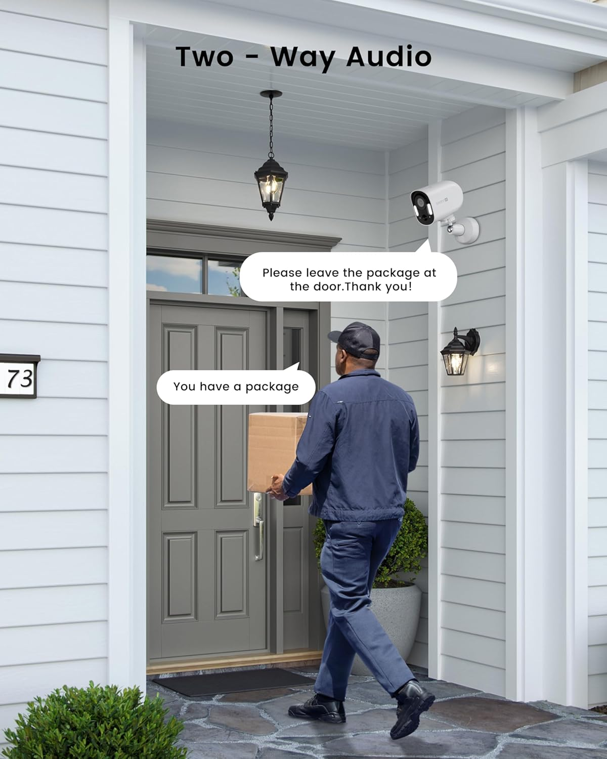 Swann Xtreem 4K Wireless Security Camera, Indoor, Outdoor, Night Vision, 2-Way Talk, Siren Heat & Motion Detection, Swann Security App - SWIFI-4KXTRM image number 3