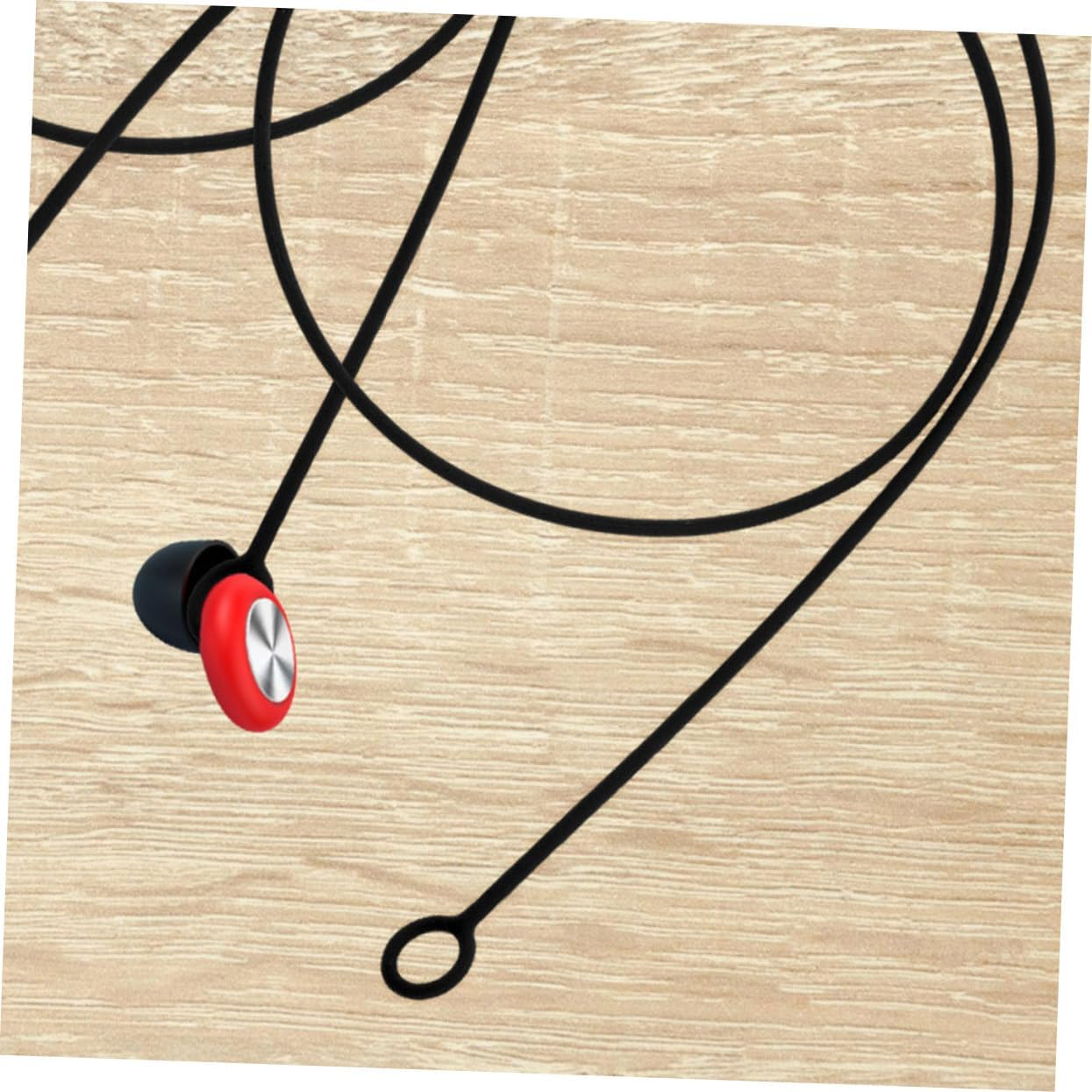 Sewroro Universal Silicone Earbud Strap Ear Plugs Cord Detachable Replacement Earphone Lanyard Lightweight Comfortable for Travel and Daily Use, Black image number 1