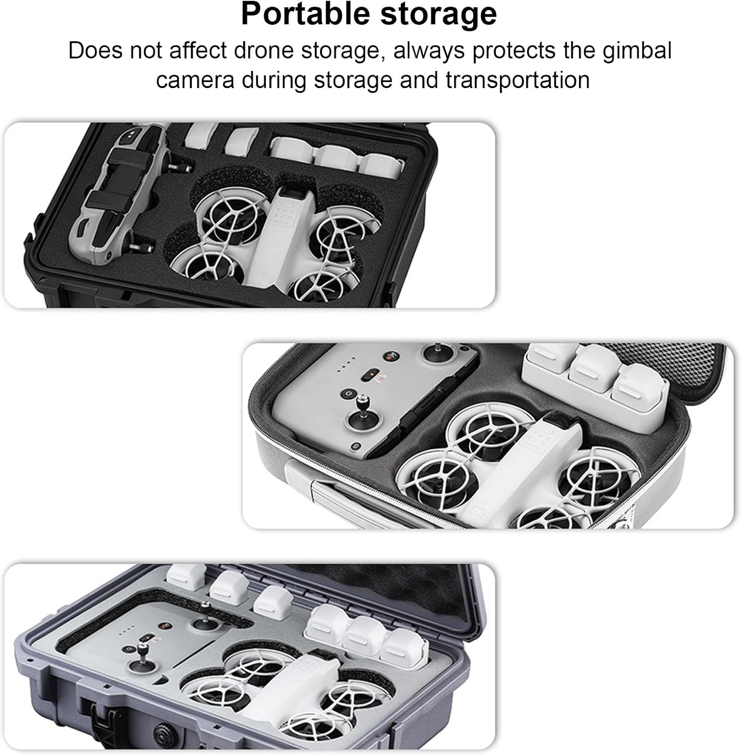 Gimbal Protective Case Accessory for DJI Neo, Lens Cap Gimbal Protective Case Camera Protection for Neo DJI, Dust Cover for DJI Neo Drone Accessories (2 Pieces) image number 5