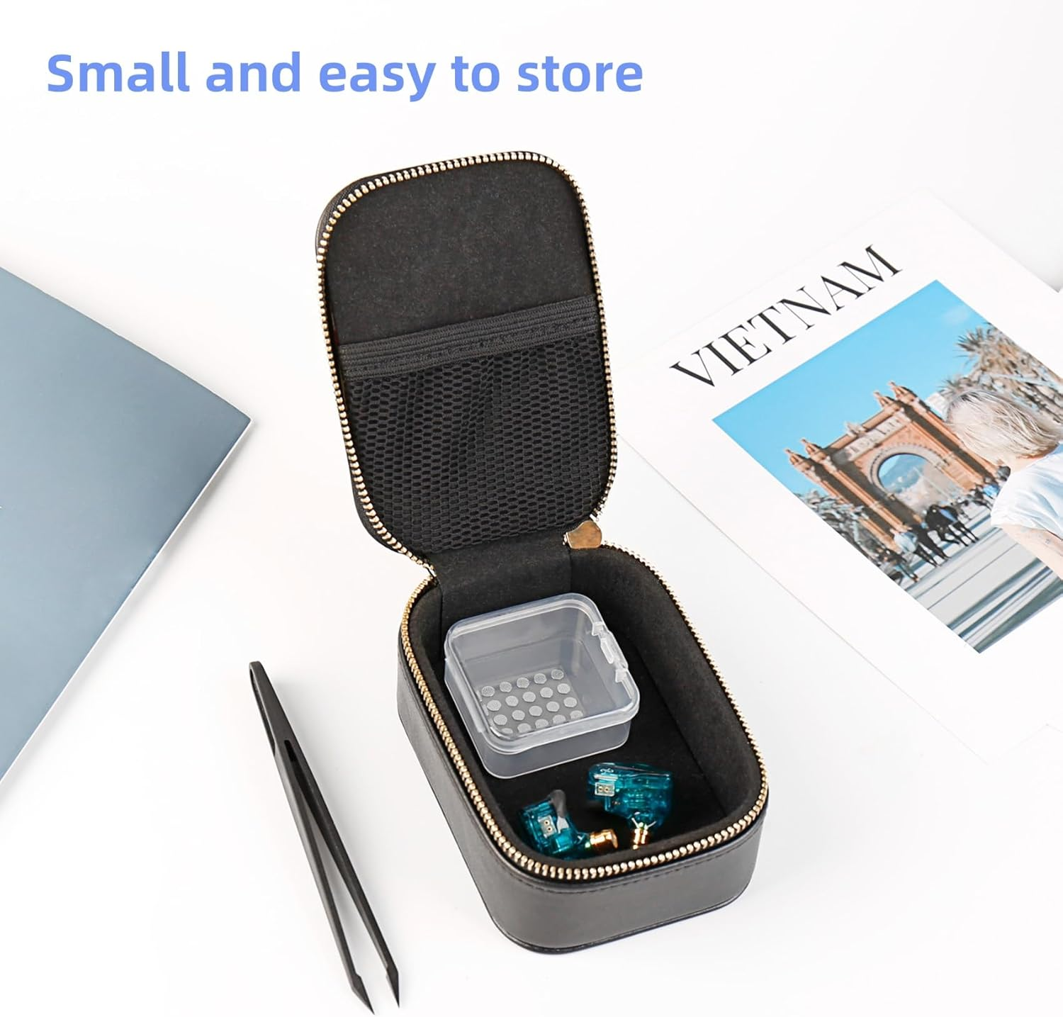 80 Pcs/Set Nickel Mesh, CCZ NK20 Earphones Dust-Proof Filter Mesh Replacement for KZ CCZ KBEAR TRI CCA Earbuds and In-Ear Headphones, in Ear Monitor (3.7MM-4MM-4.5MM-5MM, 4 Sizes, 20 Pcs Each Size) image number 5