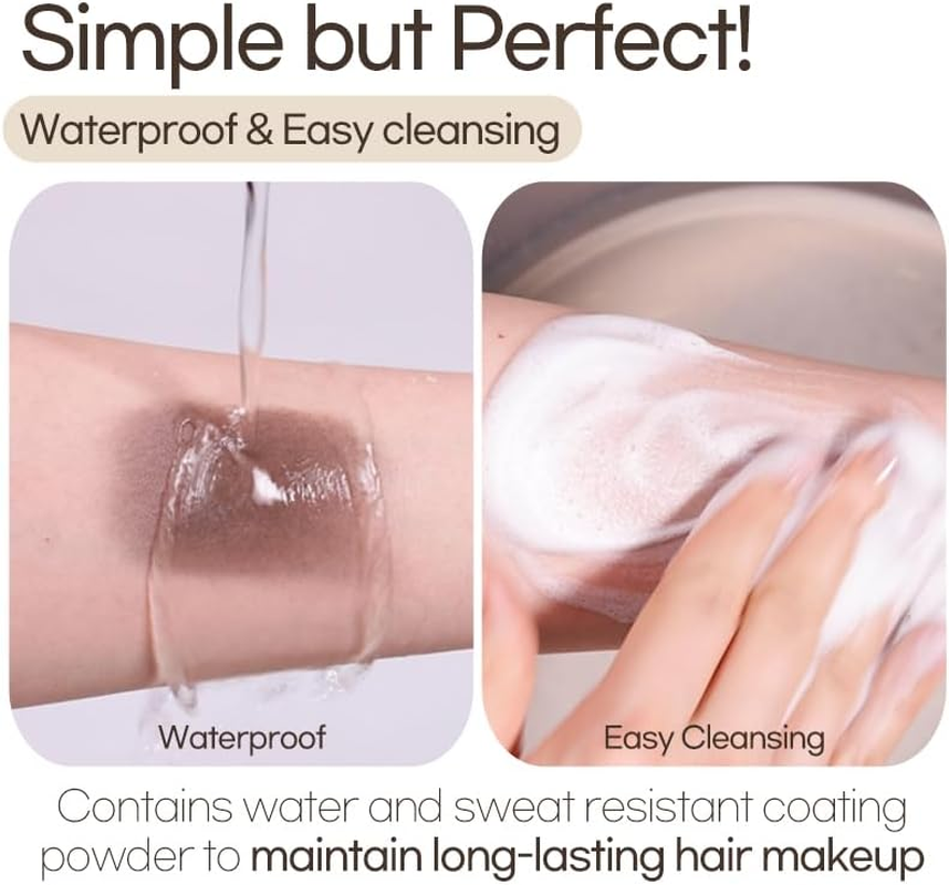 ETUDE Pompoms Hair Shadow Natural Black/Waterproof/Facial Makeup Hairline Hair Thin Hairline Powder image number 5