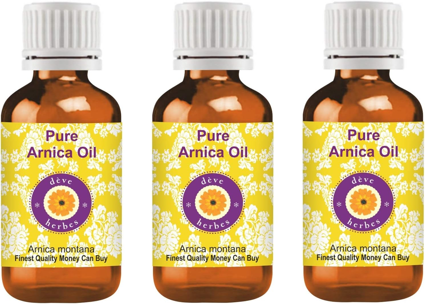 Deve Herbes Pure Arnica Oil (Arnica Montana) 10Ml (0.33 Oz) image number 1