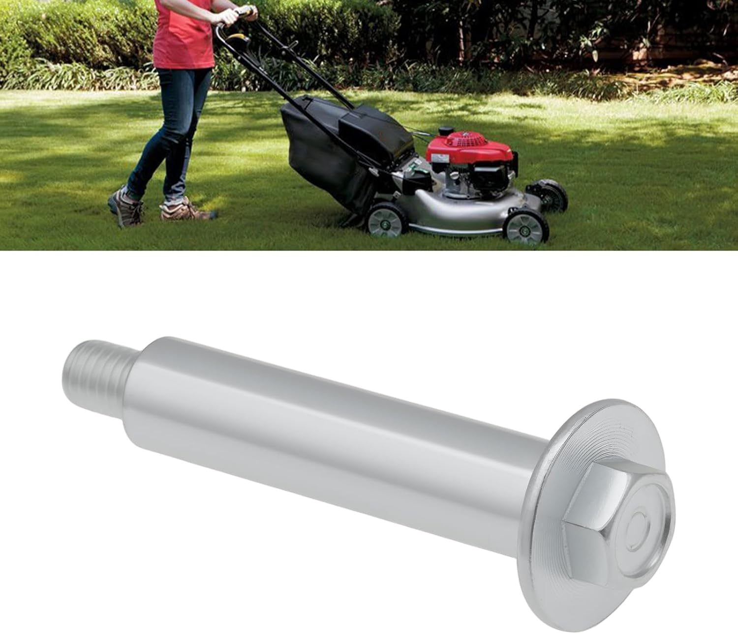 Create Idea 2Pcs Lawn Mower Wheel Shaft Bolt 90102-VG3-000 Compatible with Honda HRR216 HRS216 HRR2169VKA image number 6