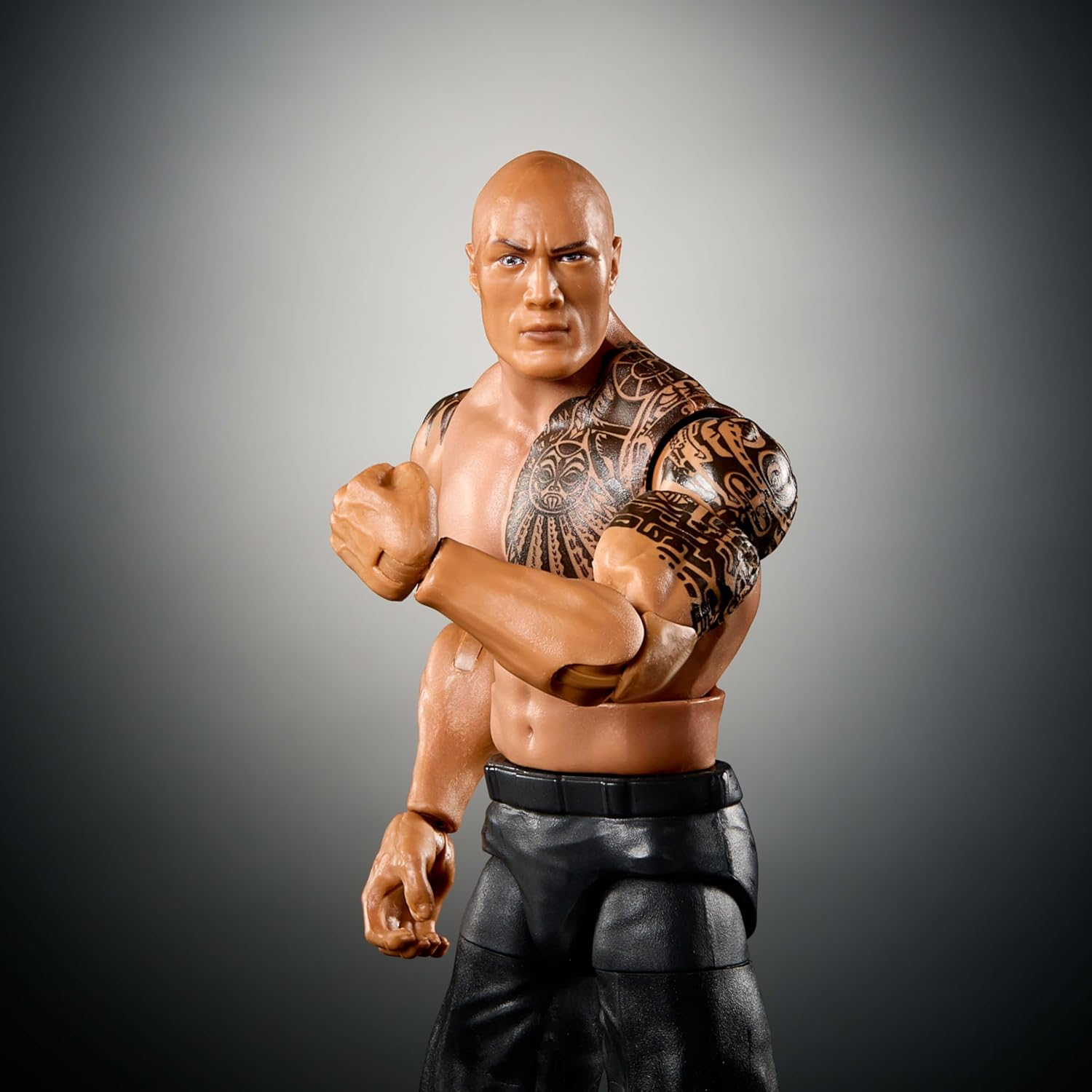 Mattel WWE Elite Action Figure & Accessories, Series #115 6-Inch Collectible the Rock with 25 Articulation Points & Swappable Hands
