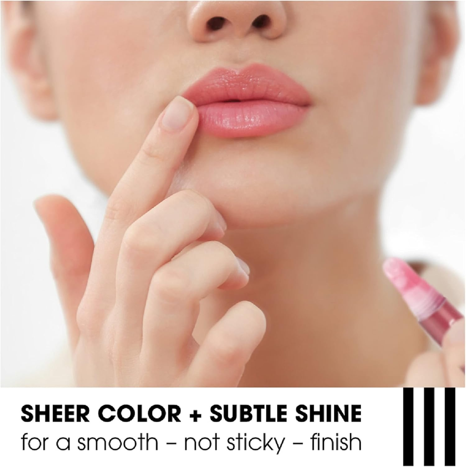 Chapstick Total Hydration Vitamin Enriched Tinted Lip Oil (Nearly Nude, 1 Tube), Vitamin C, Vitamin E, Contains Omega 3 6 9, 0.24 Ounce - Subtle Pink image number 4