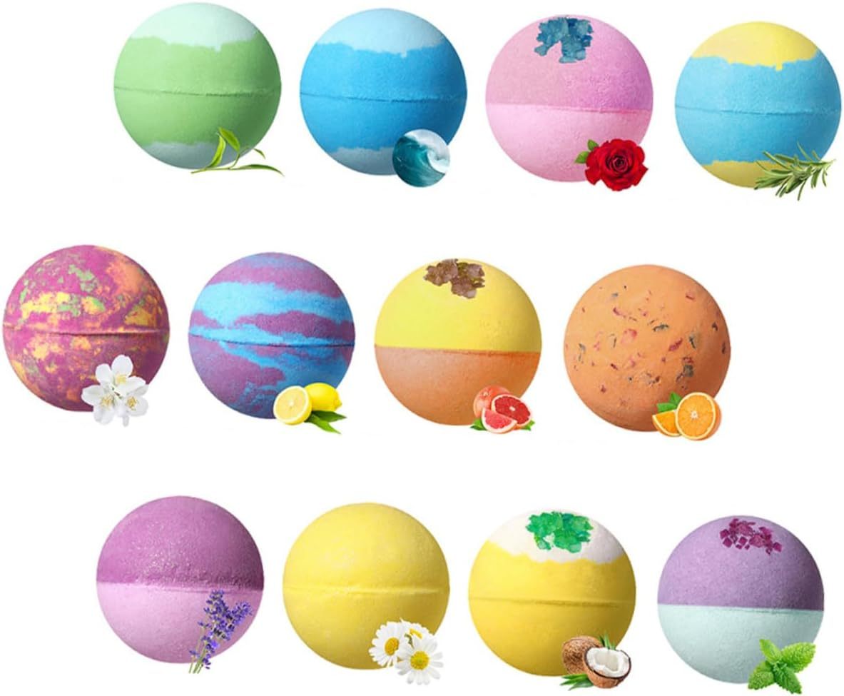 HAKIDZEL 12Pcs Colorful Spa Bath Animal Toys for Skin Moisturizing and Relaxation Women and Boys and Girls image number 2