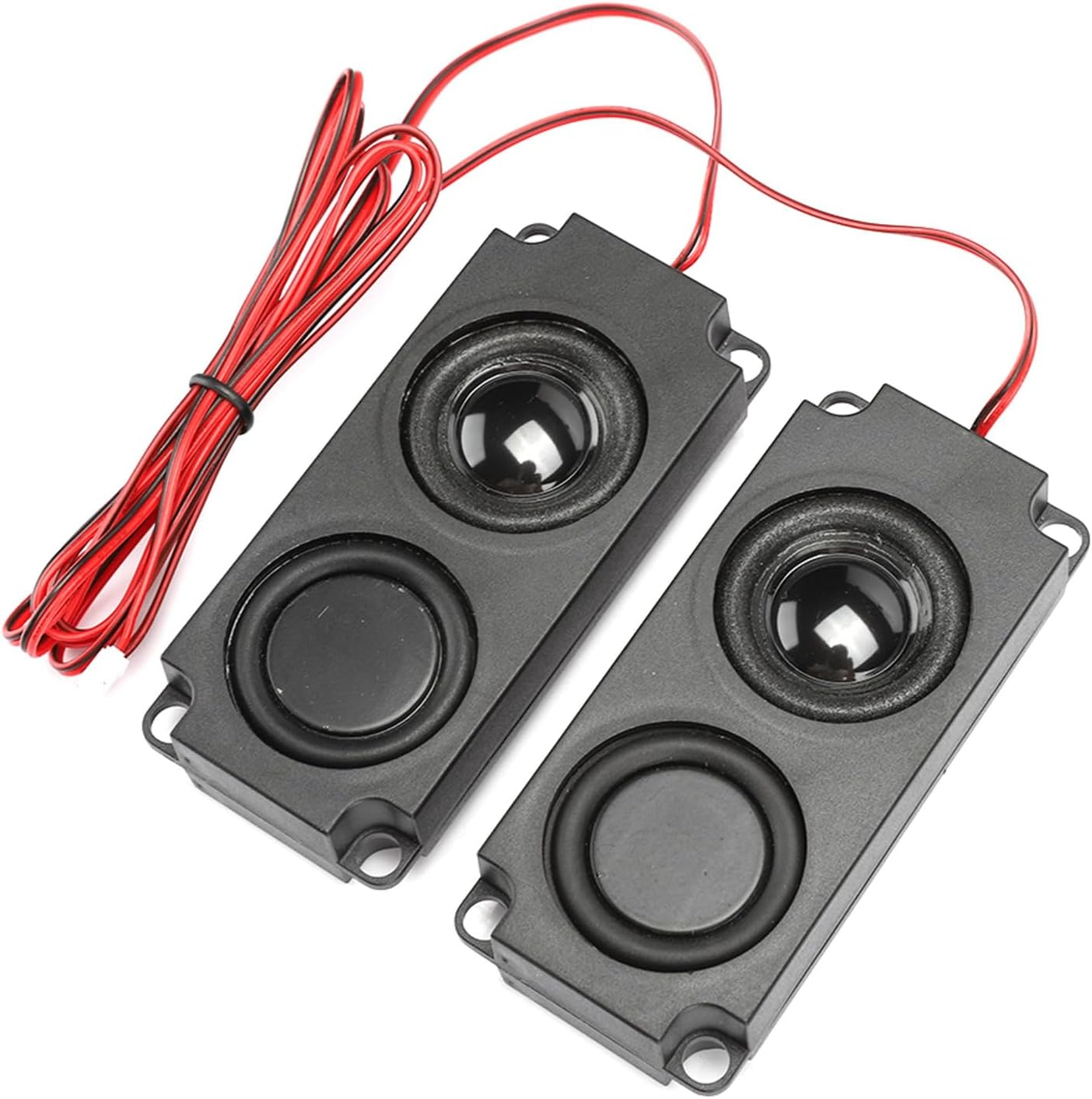 Yechiry Full Range 40Mm Magnetic Dual Speaker, Sturdy 8&Omega; 5W Loudspeaker for Digital Products, Portable and Reliable, ABS Black, 2 X Speakers image number 4