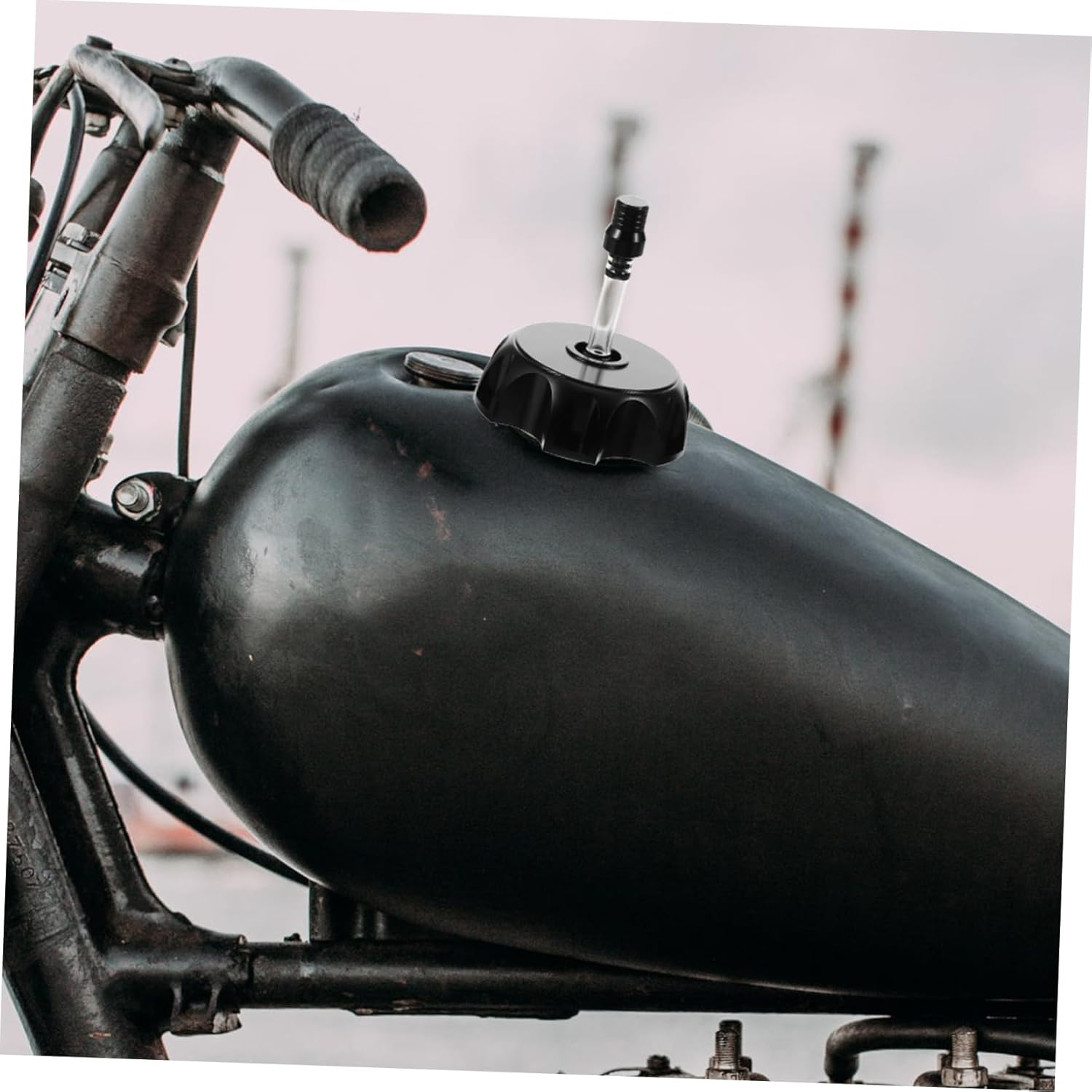 WOFASHPURET Motorcycle Aluminum Hexagonal Fuel Tank Cap Cover Scratch-Resistant Easy Replacement Motorbike Accessories image number 3