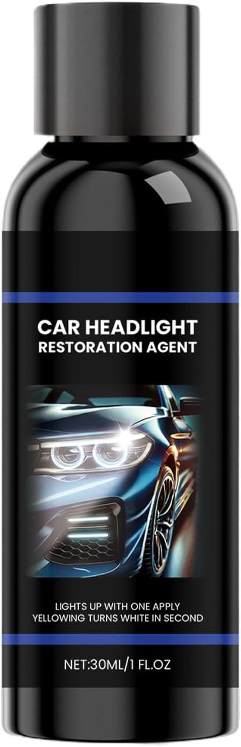 Rissunkv Car Headlight Cleaner,Headlamp Care Agent for Vehicle - 4-In-1 Waterproof Gentle Headlight Restoration Agent for Vehicle, Truck, Automotive Lens Repair