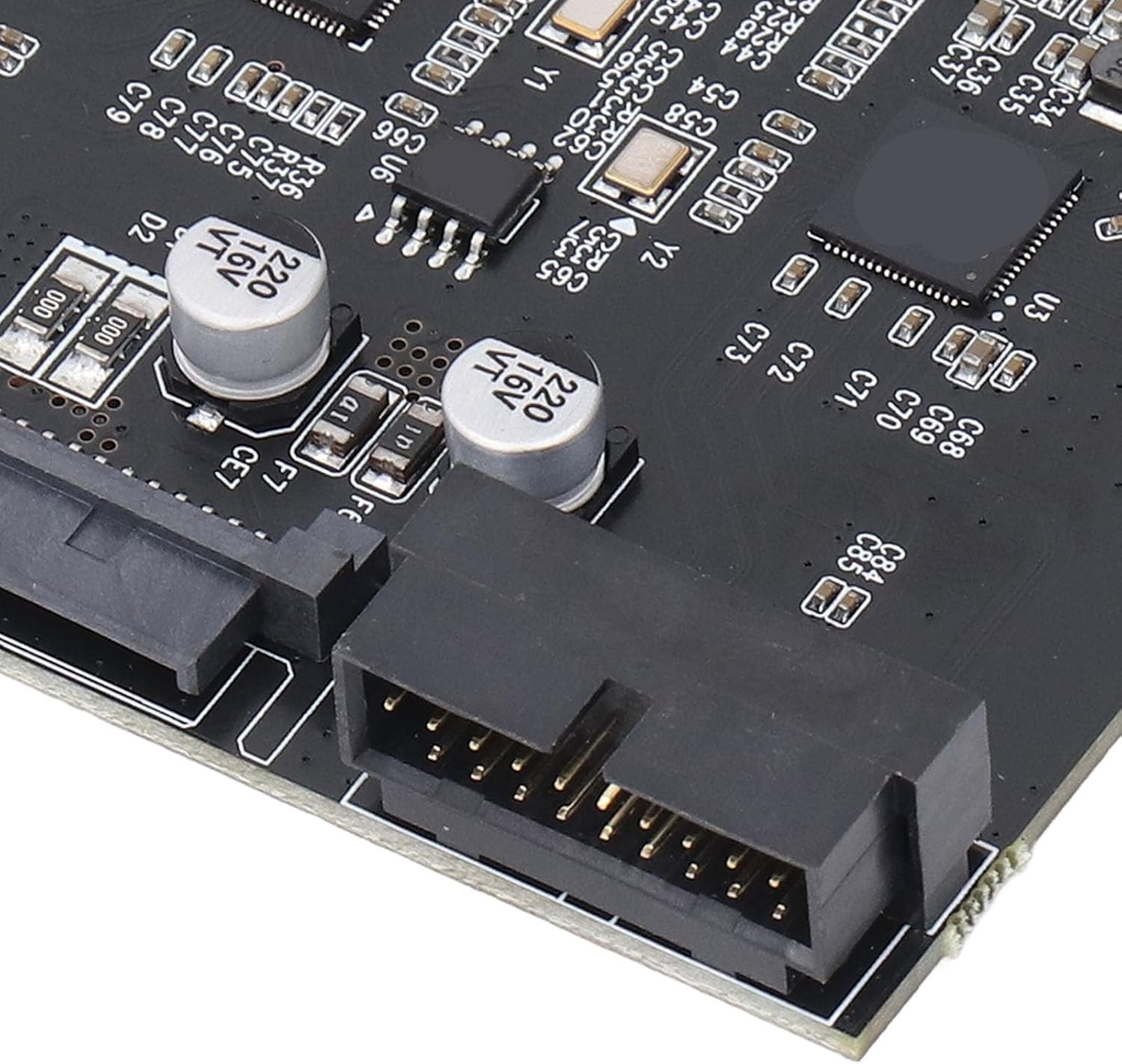 Ejoyous PCLE to USB 3.2 Expansion Card 2X Type-C+3X Type-A 5Gbps High Speed, Compatible with Win7-11/Os X/Linux, Stable and Non-Disconnecting, Adaptable for Desktop Computers image number 4
