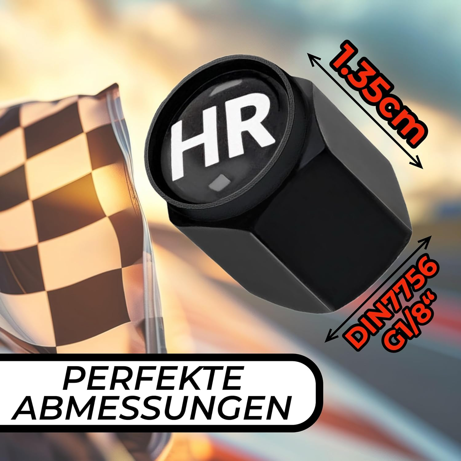 ZLIP&reg; Valve Caps Made of Aluminium, Set of 16 with Seal for Marking Winter Tyres and Summer Tyres for Cars, Suvs, Etc. Valve Cover Set for 4 Tyre Sets, Valve Cover, Wheel Valve Caps, Valve Cap image number 3