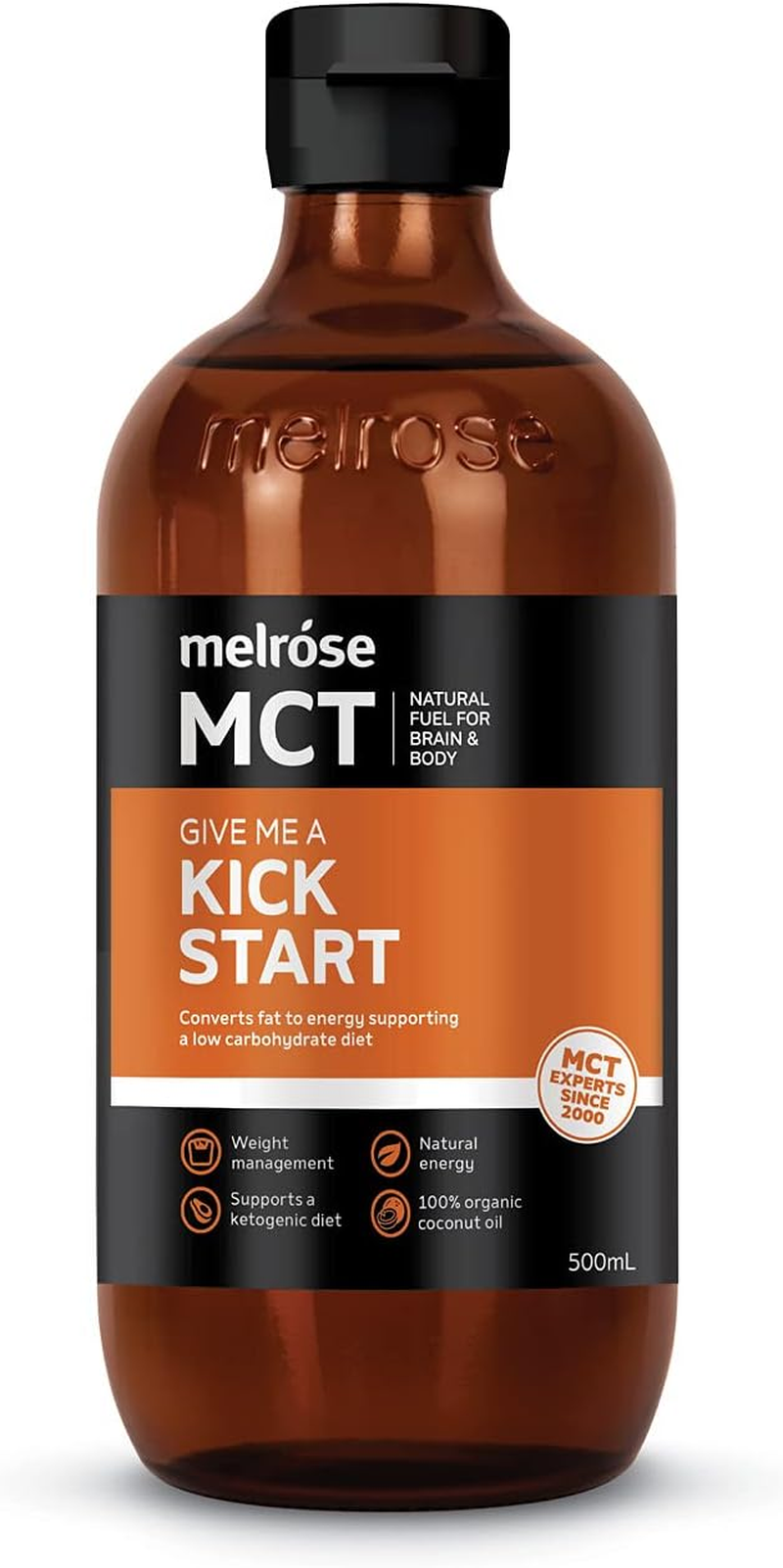 Melrose MCT Oil Kick Start, 100% Coconut Oil, 500Ml image number 4