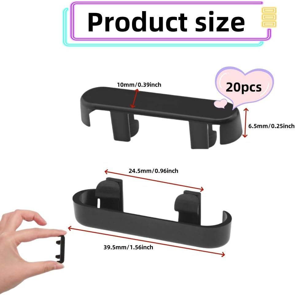 20 Pcs Weep Hole Covers, Window Drainage Cover Caps, Drainage Caps, Window Sill End Caps, Windows Sill Cover Hole Suitable for UPVC Window Fittings (Black)