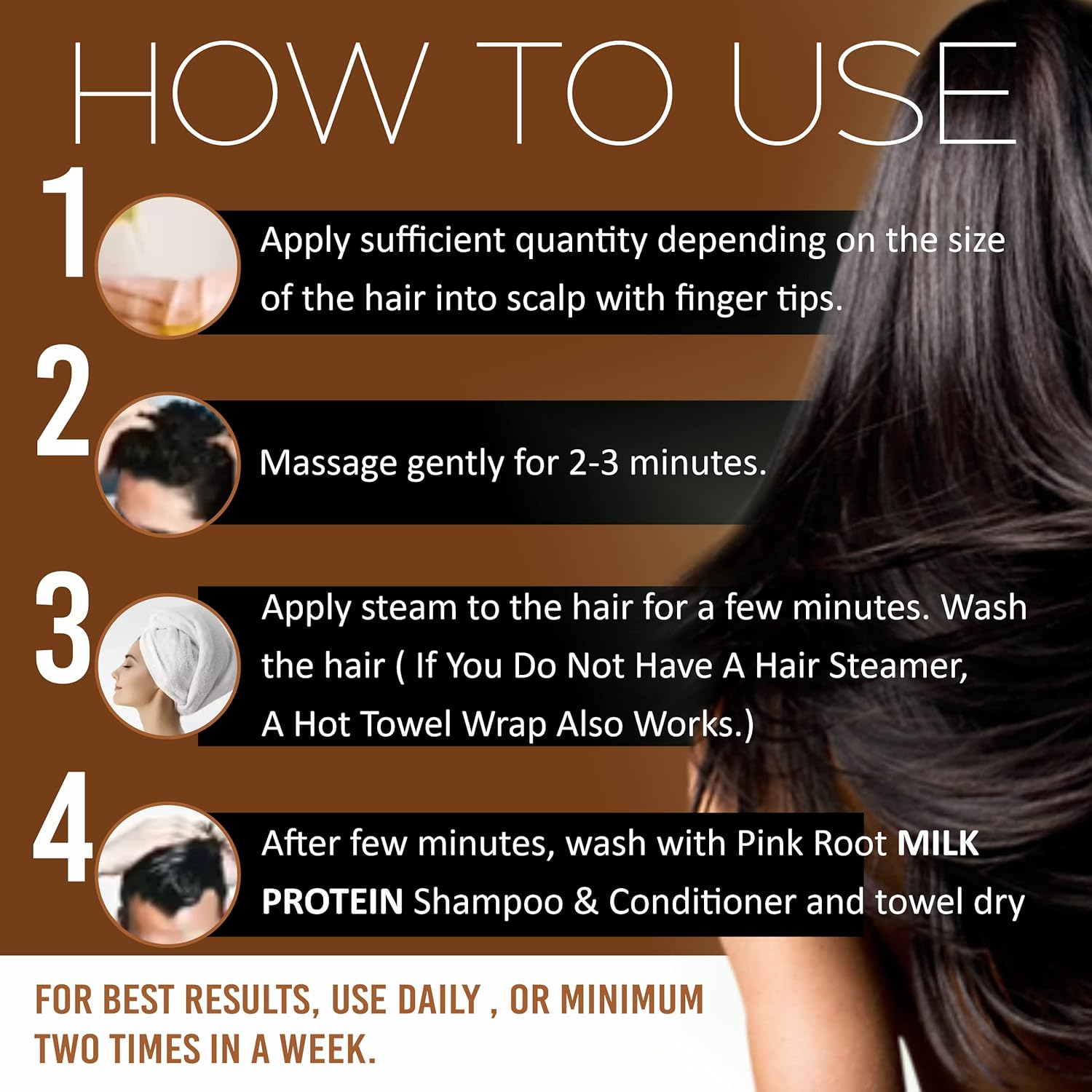 Pink Root Moroccan Argan Oil 100Ml image number 5