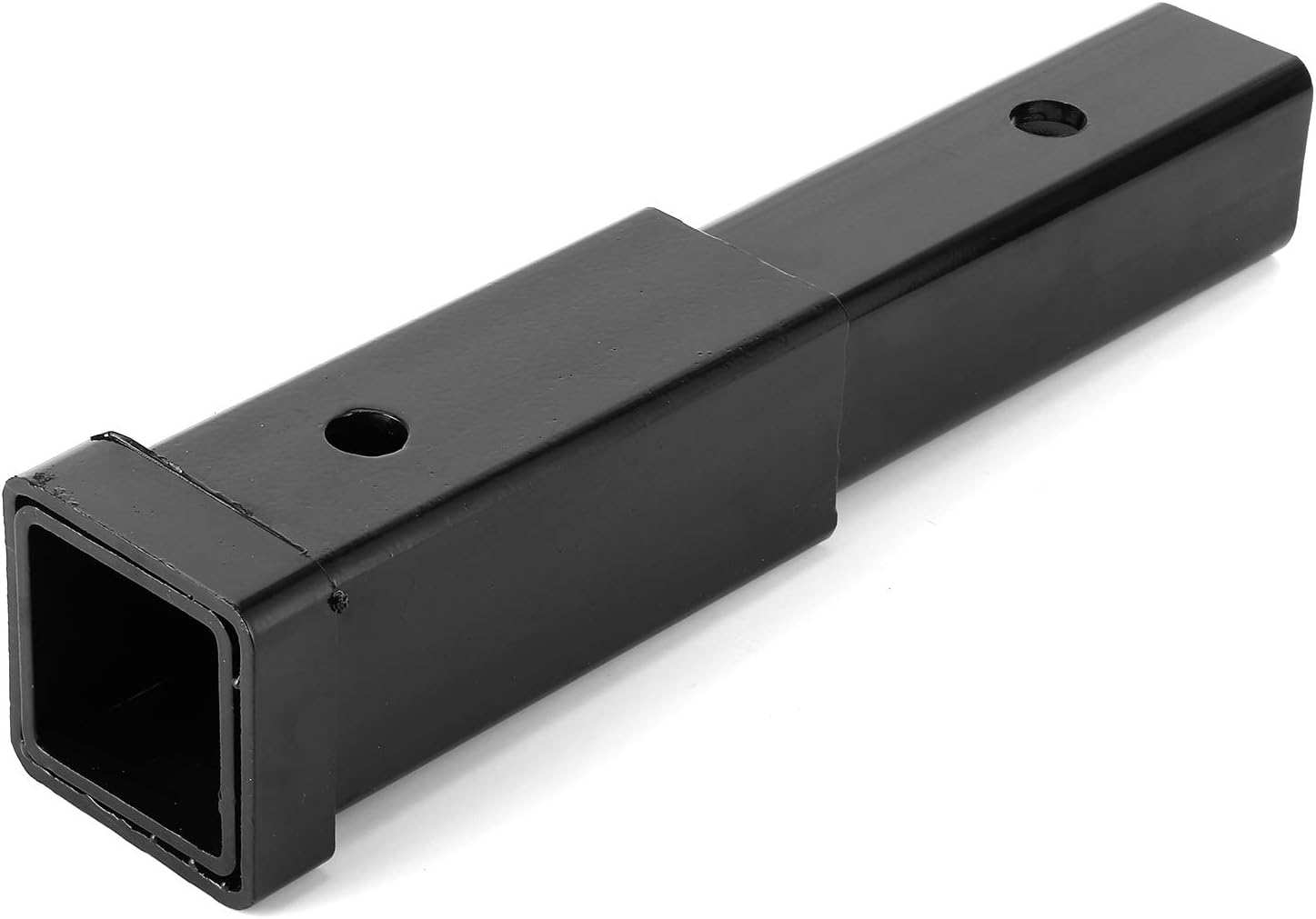 Trailer Hitch Extender, 12In Square Tube Extension Tow Bar Hitch Receiver Extender Hitch Extension Adapter, Steel Piles for Trailers image number 5