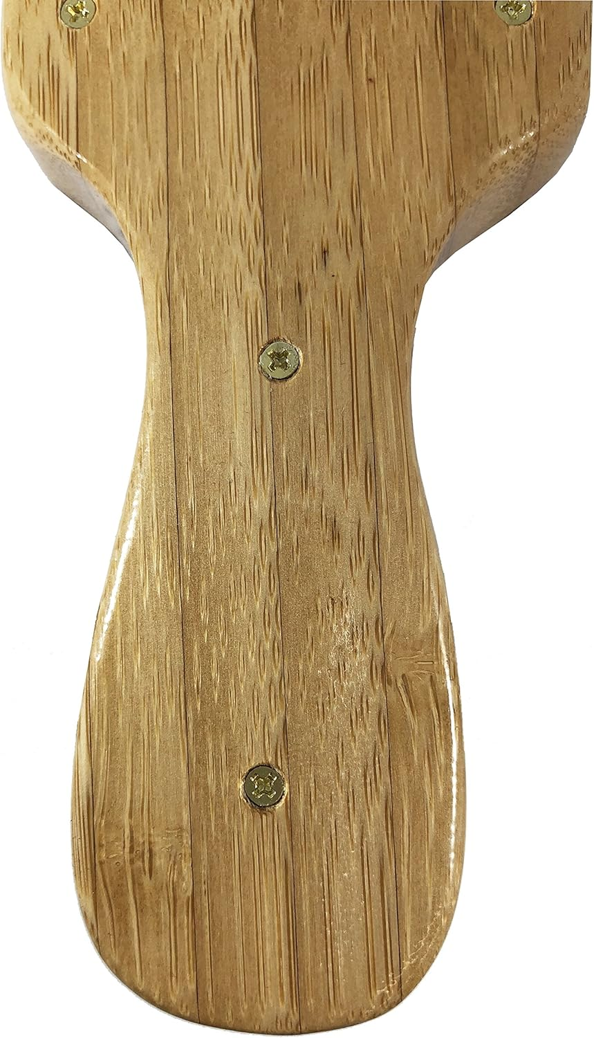 Bass Brushes 100% Wild Boar Bristle Classic Men'S Club Style Hair Brush, with 100% Pure Bamboo Handle, Shines, Conditions, and Polishes. Model #153 image number 6