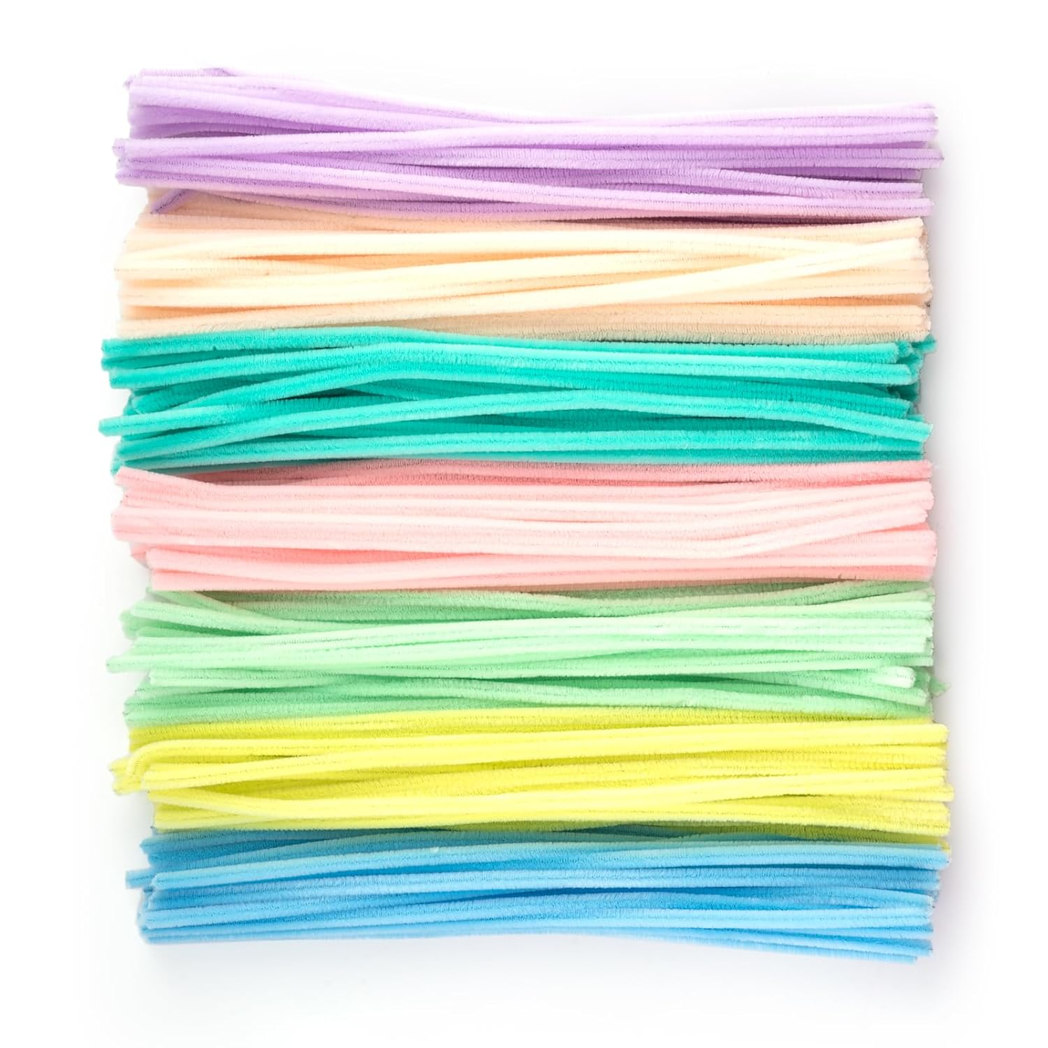 200 Pieces Macaroon Color Pipe Cleaners Craft Chenille Stems for DIY Art Creative Crafts Party Decorations (12 Inch X 6 Mm) image number 5