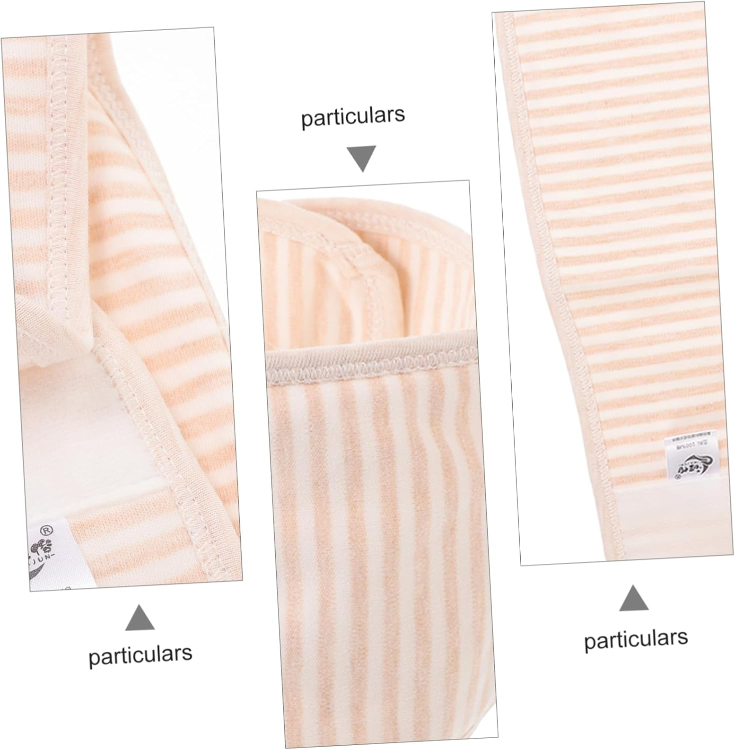 4Pcs Baby Belly Band Newborn Umbilical Navel Belt Beige Infant Belly Wrap for Newborns Boys and Girls image number 4