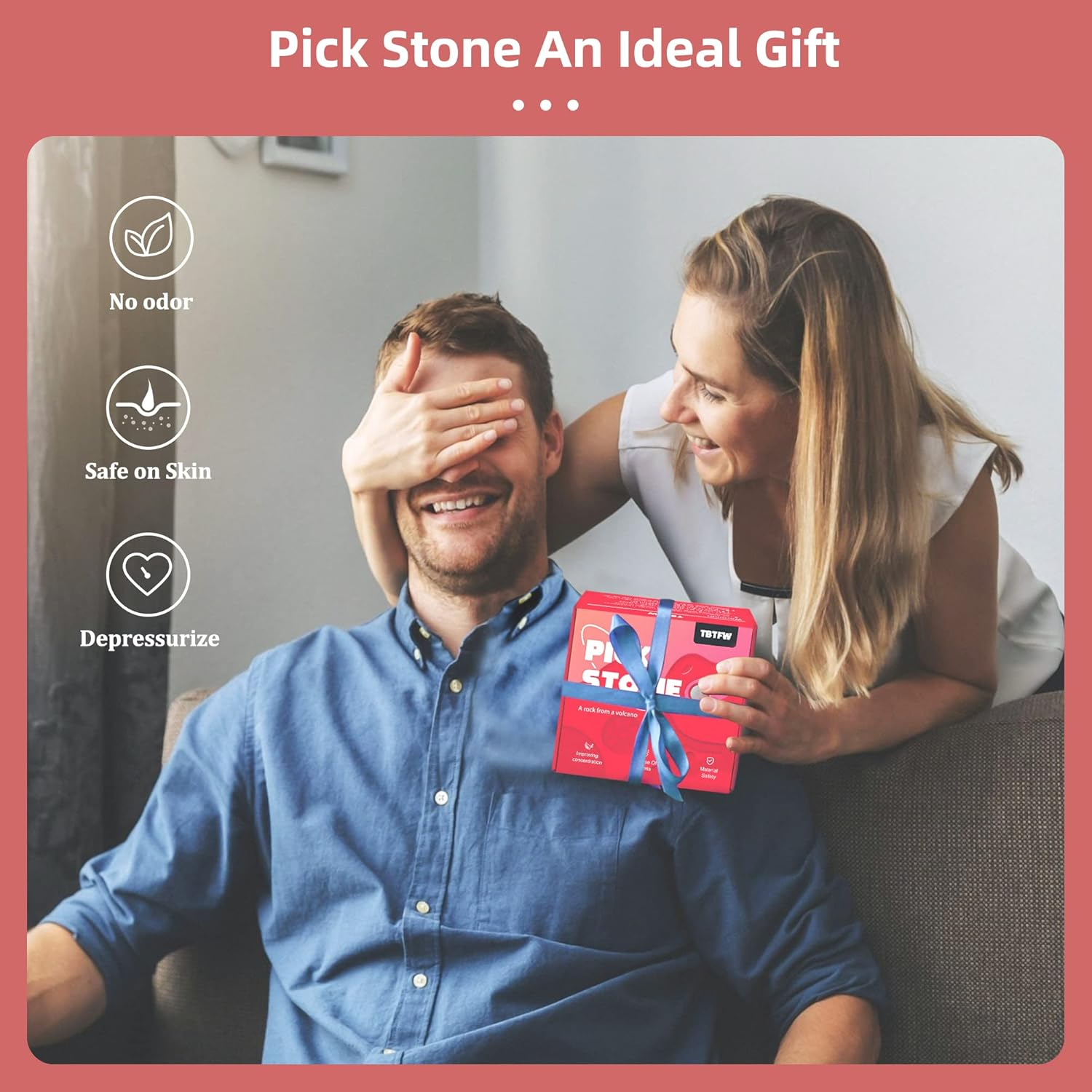 TBTFW Pick and Peel Stone Kit, Calming Stone Fidget Picky Stone with Display Stand for Dermatillomania, ADHD, OCD (1) image number 6