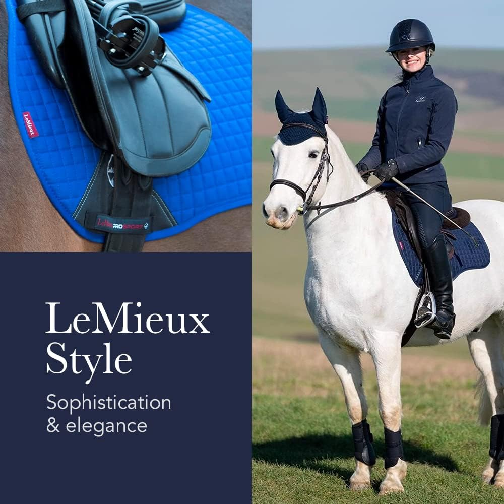Lemieux General Purpose Suede Square Saddle Pad - English Saddle Pads for Horses - Equestrian Riding Equipment and Accessories