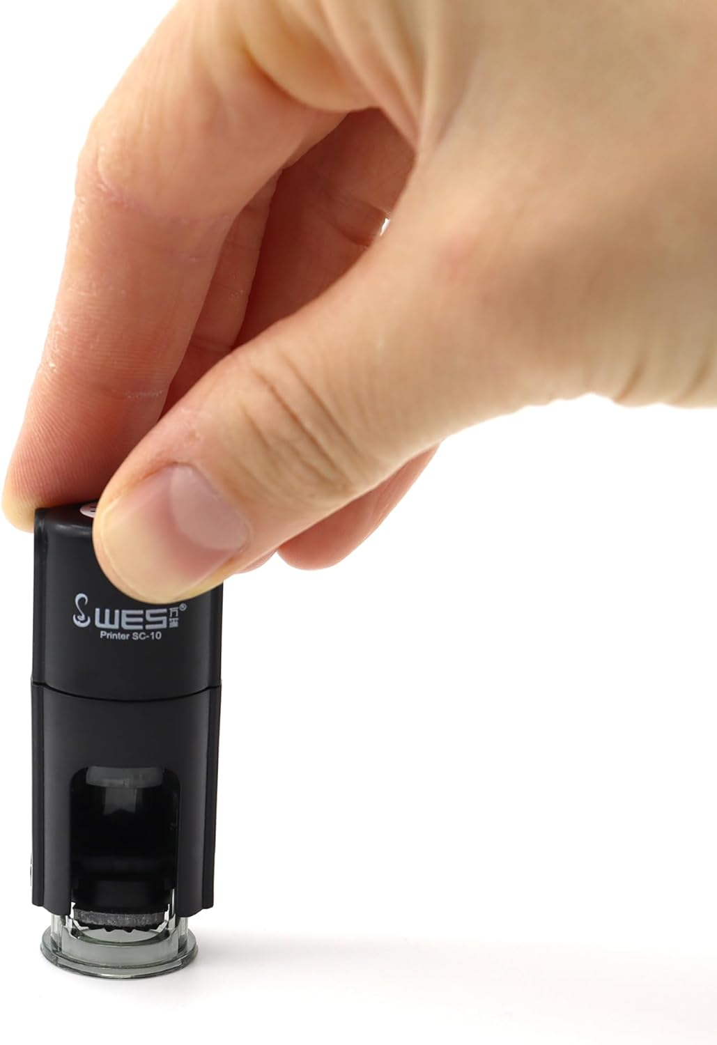 COMBICRAFT Self Inking Paw Stamp Black Ink 10Mm Diameter Loyalty Stamp Arts Craft Stamp