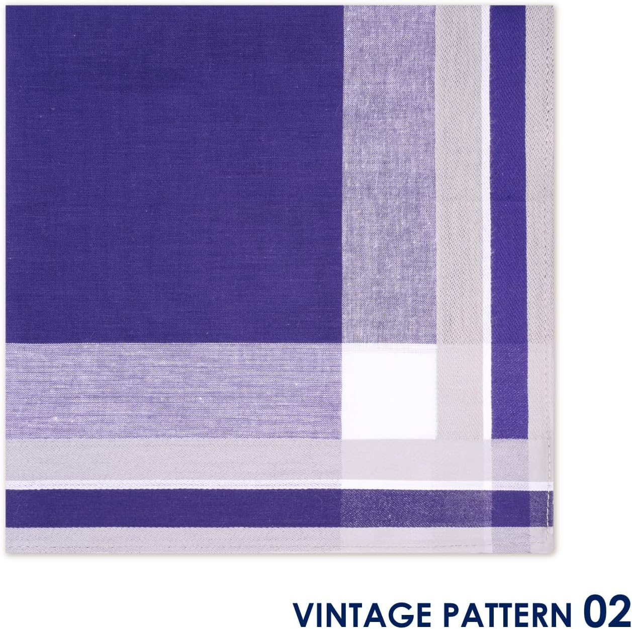 Selected Hanky Men'S Cotton Handkerchief 6 Piece Gift Set,