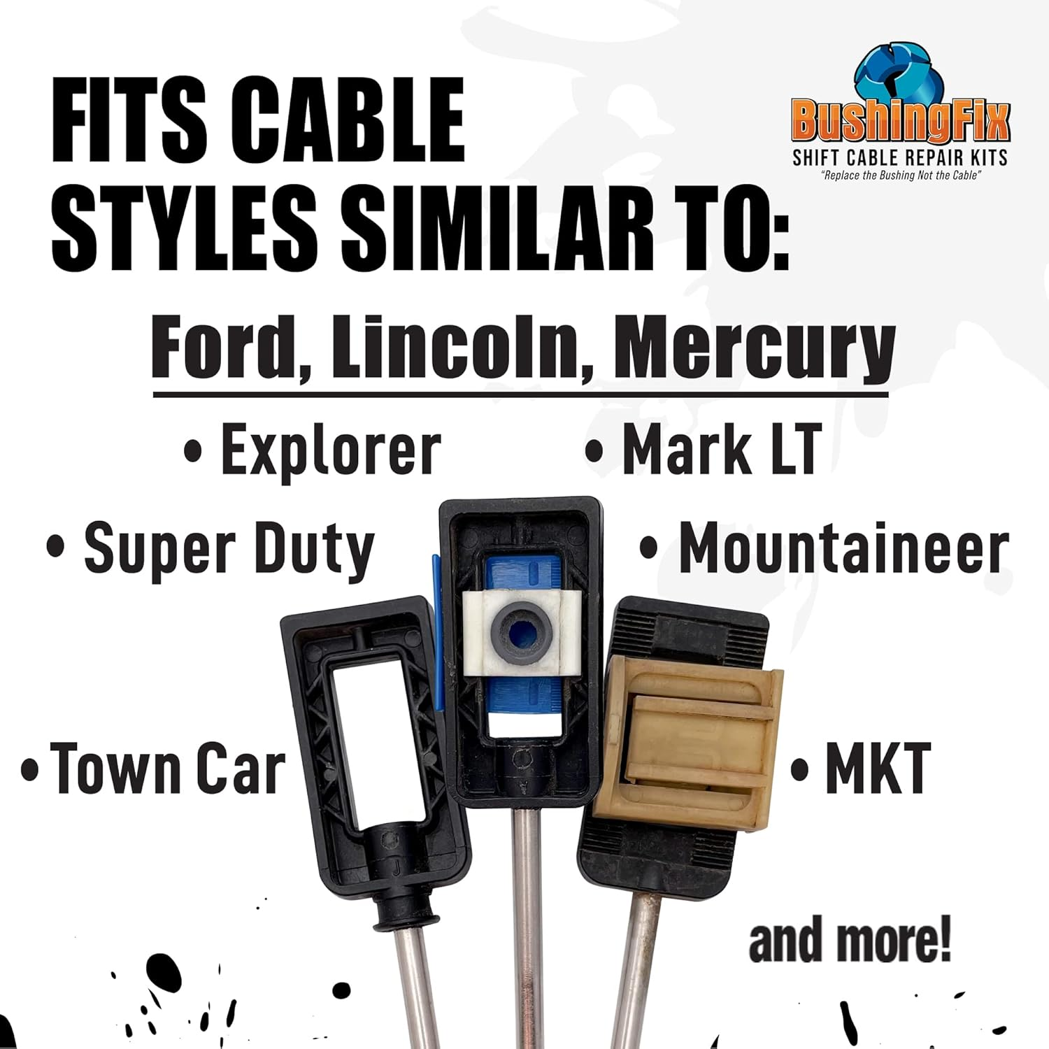 Bushing Fix F2KIT1 - Transmission Shift Cable Bushing Repair image number 1