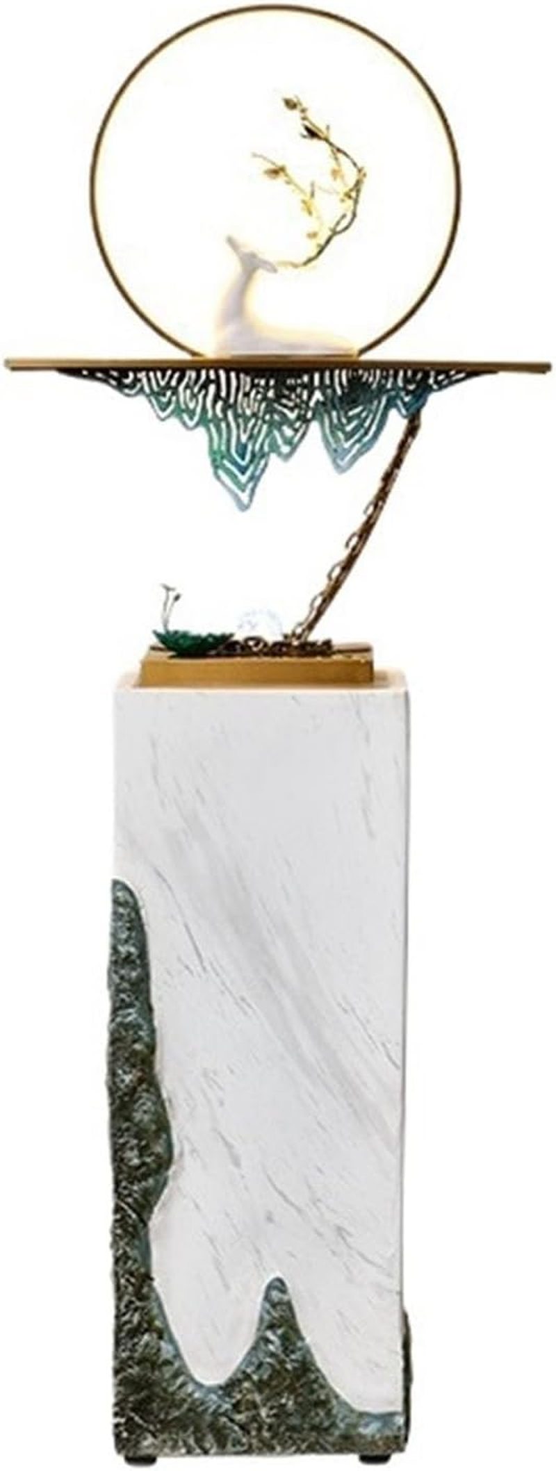 Outdoor Fountain Indoor Floor Fountain, Circulating Water, Outdoor with LED Lights, Home/Office Decor(M) image number 3