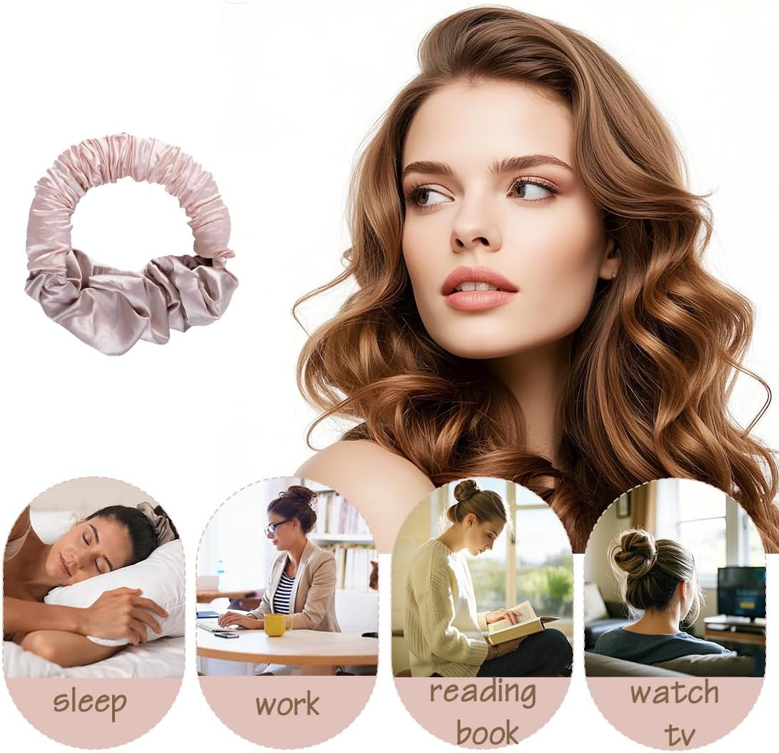 CATOR Heat-Free Hair Curler for Sleeping, No Heat Curls, Hair Band, Soft Sleep Binder, Scrunchie, Silk Curler for Long Hair Overnight Curlers image number 1